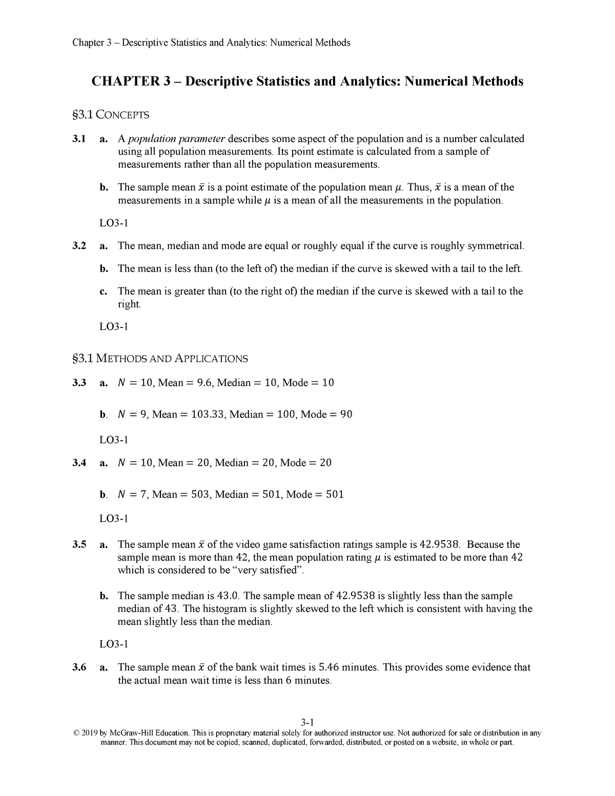 mcgraw hill chapter 3 homework answers
