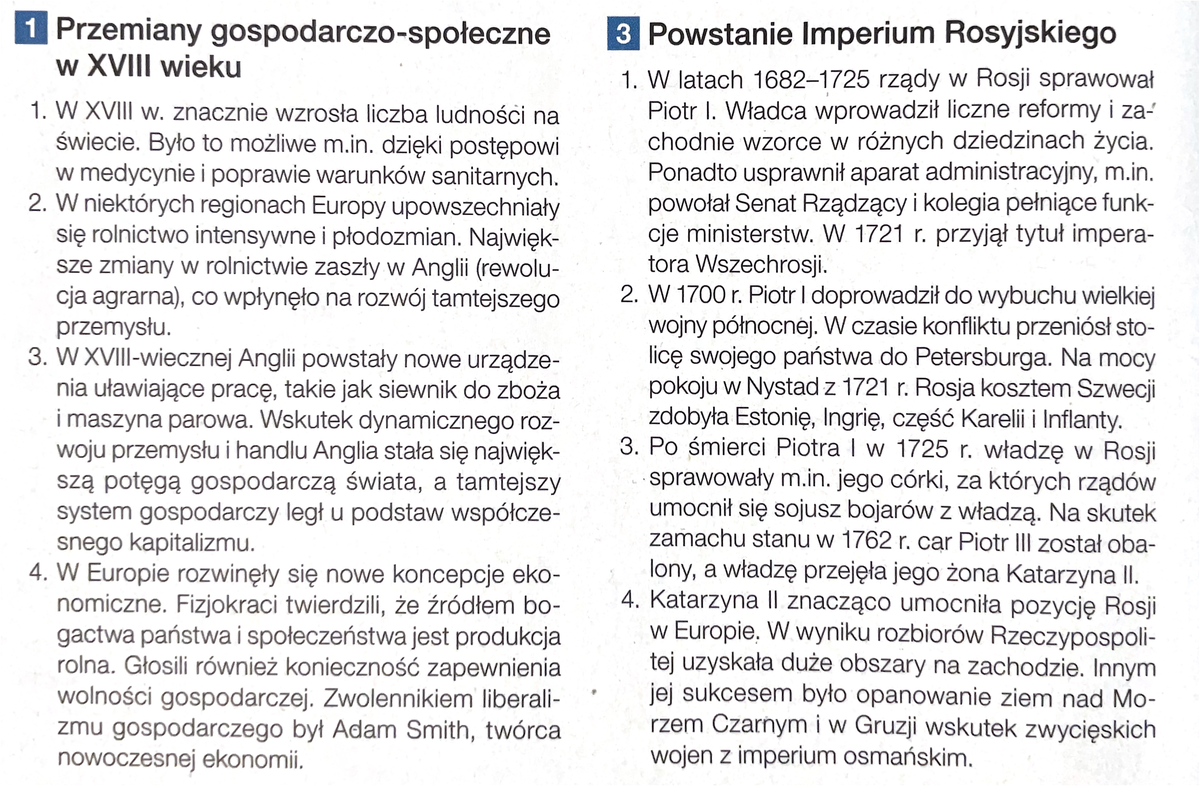 Historia spr oswiecenie - Studocu