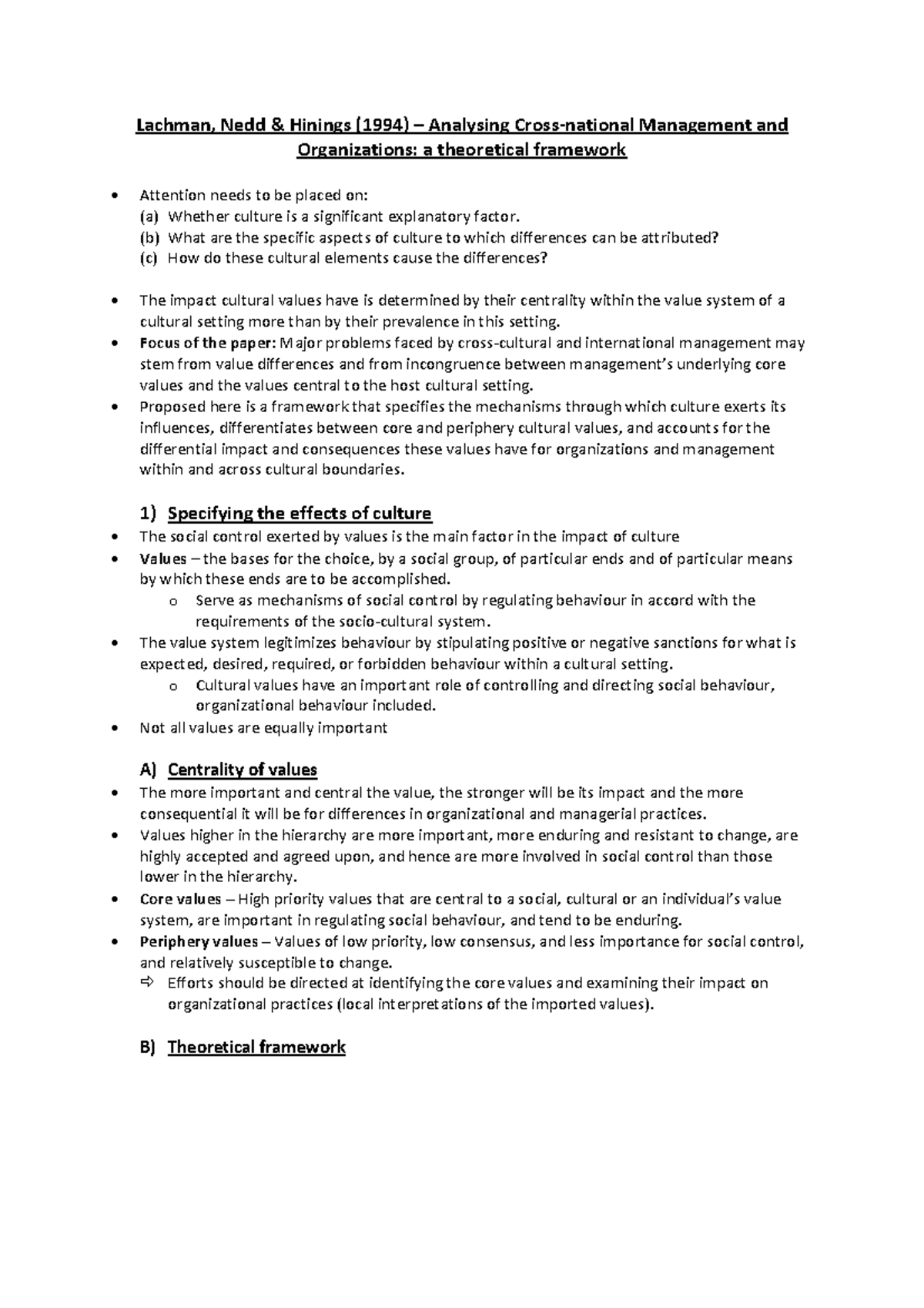 Summary 2 Lachman, Nedd & Hinings (1994) Warning TT undefined