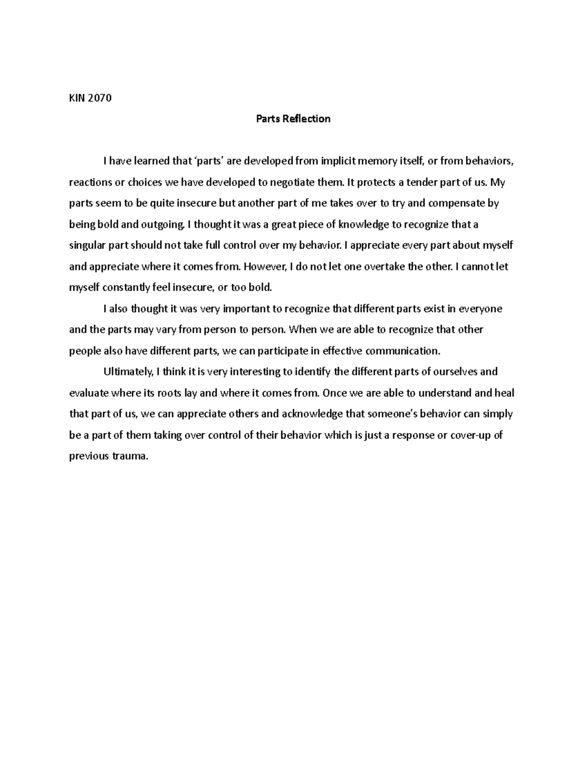 [ KIN 2070 ] Parts Reflection - KIN 2070 Parts Reflection I have ...