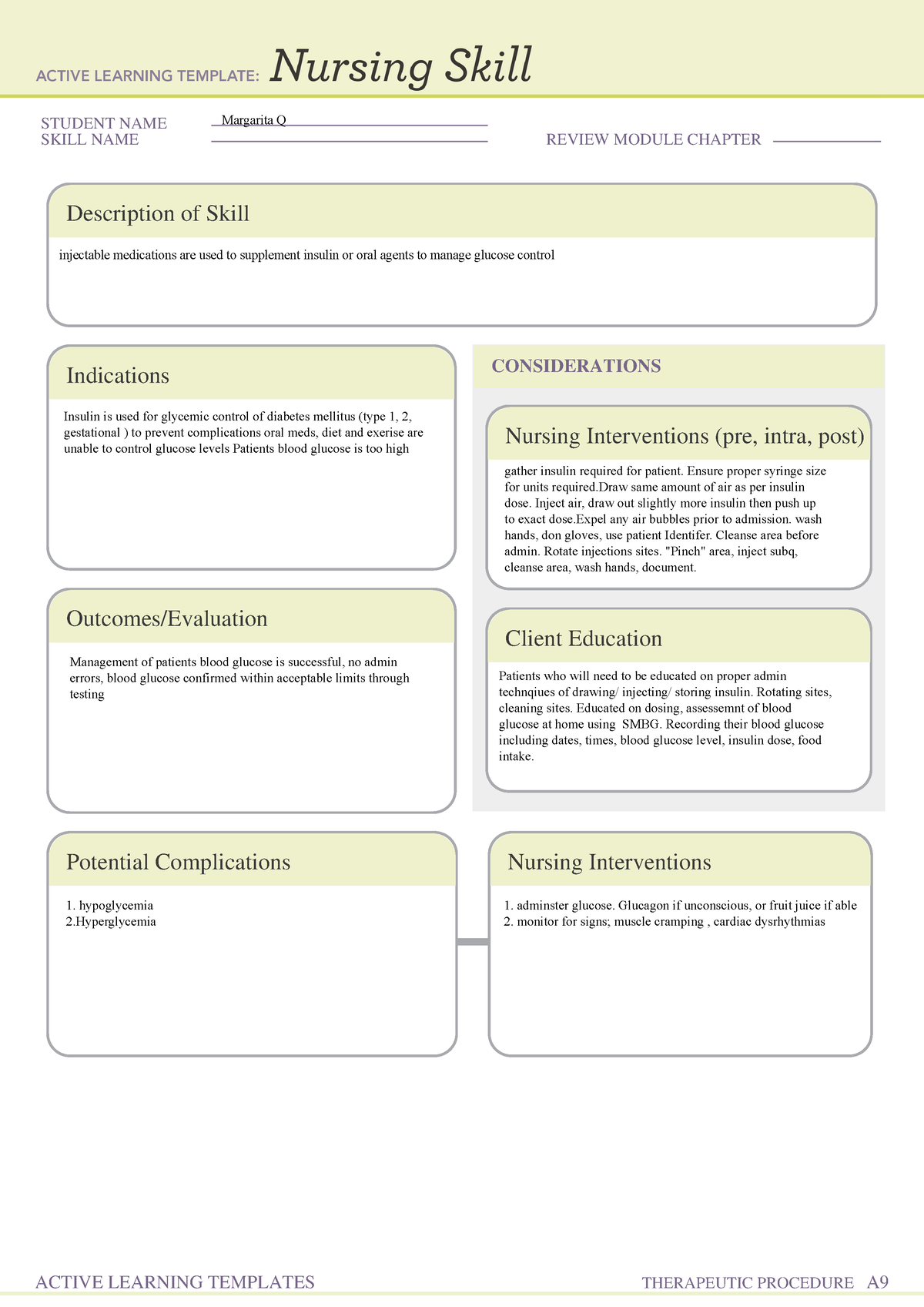 Assignment ati 5 - STUDENT NAME SKILL NAME REVIEW MODULE CHAPTER ...