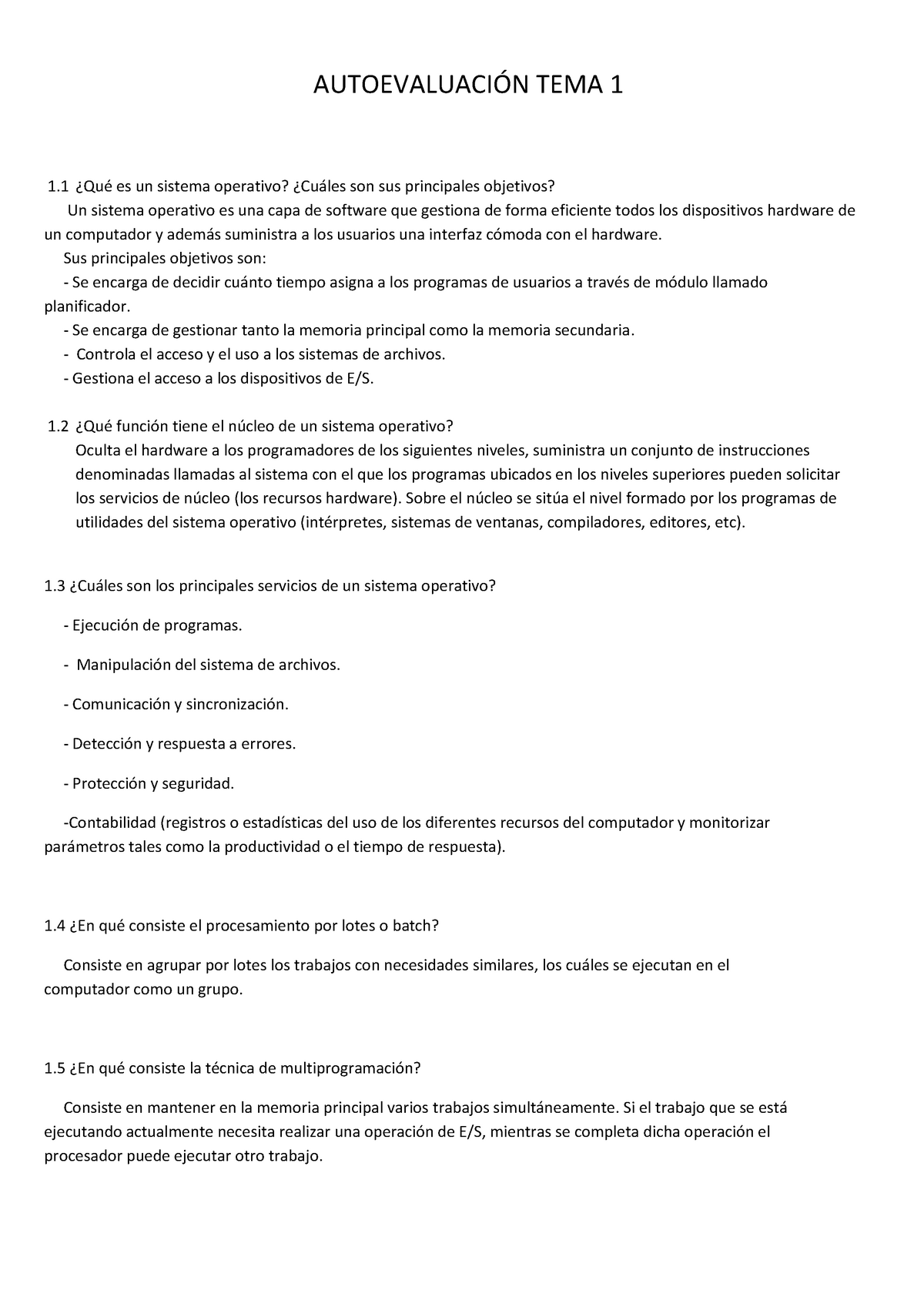 Respuestas De La Autoevaluación Del Tema 1 Del Libro - AUTOEVALUACIÓN ...