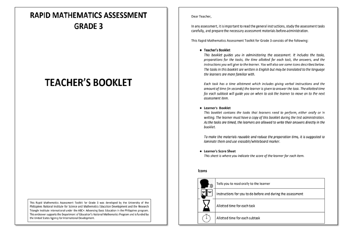 Teachers-Kit-RMA - math - RAPID MATHEMATICS ASSESSMENT Dear Teacher ...