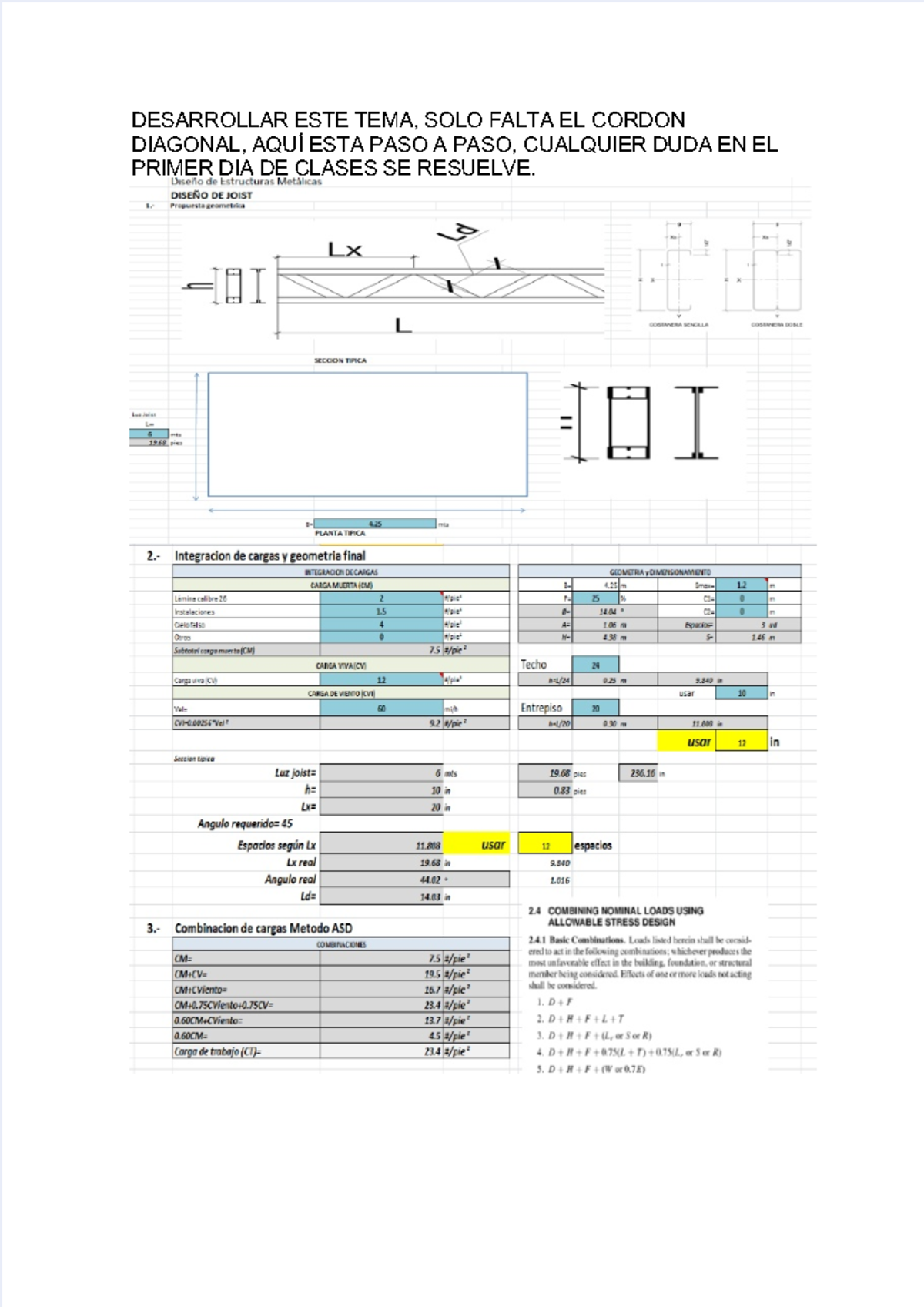 DokumenO DE JOIST - Analisis Estructural I - DESARROLLAR ESTE TEMA ...