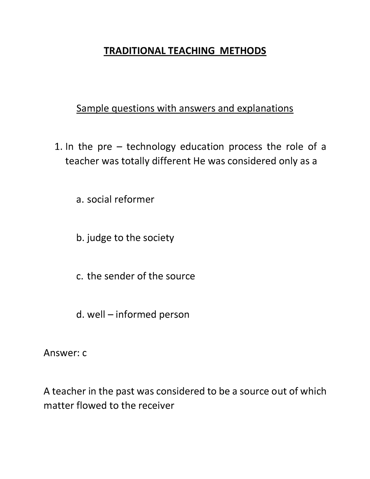 traditional-teaching-methods-traditional-teaching-methods-sample