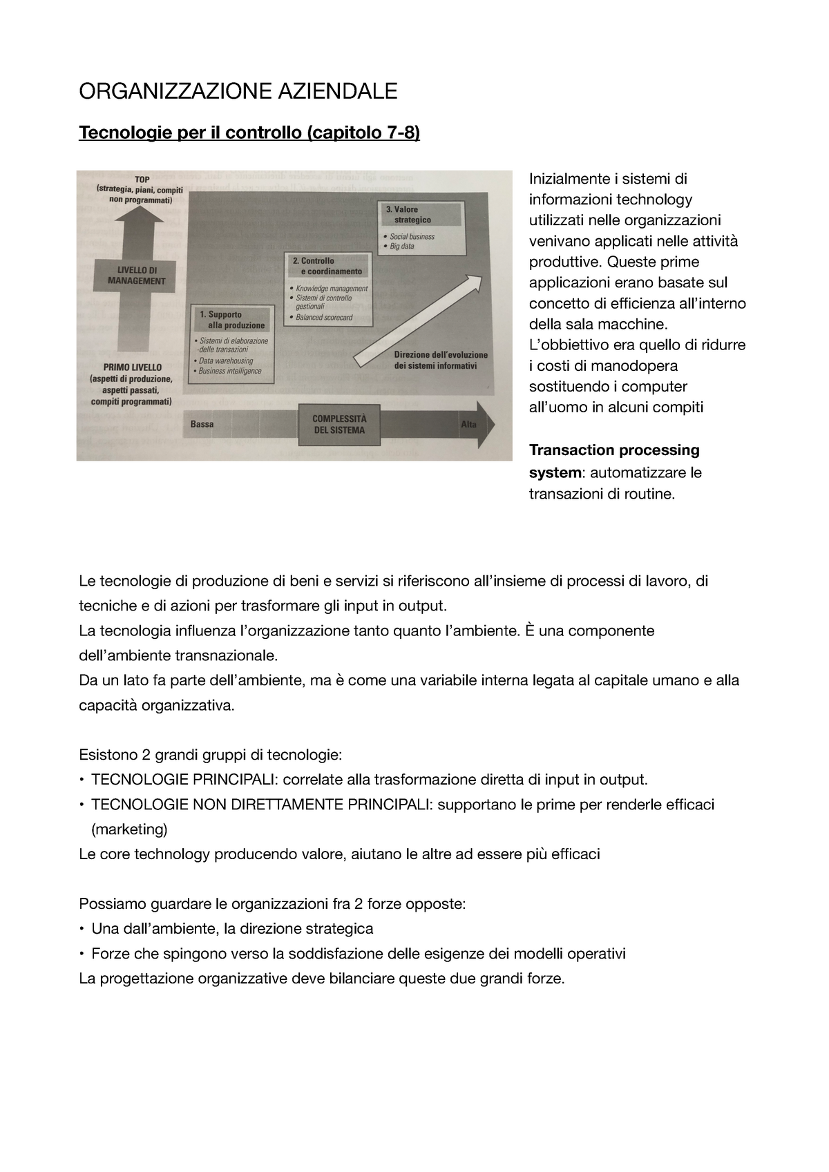 Organizzazione Aziendale Richard Daft Capitoli 2 3 6 7 8 9 ...