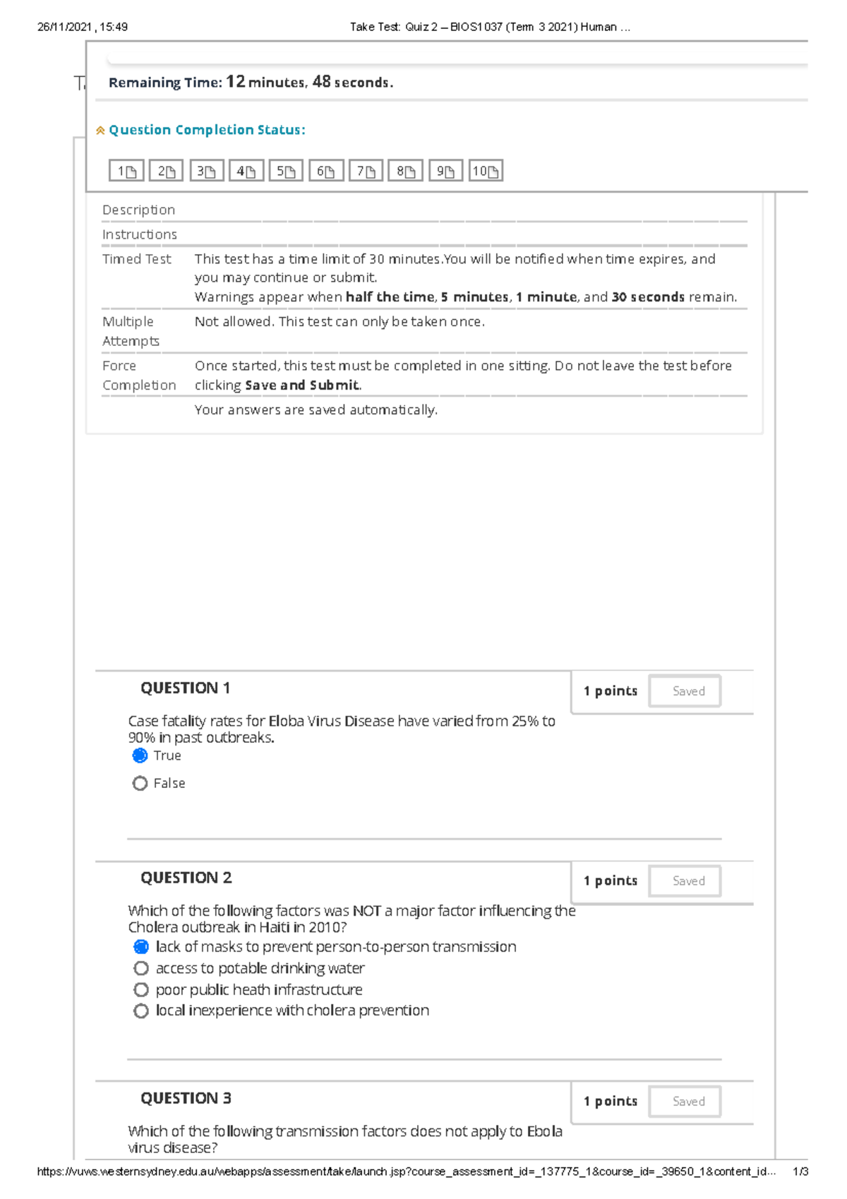 Quiz 2 - human development across the lifespan quiz 2 questions and ...