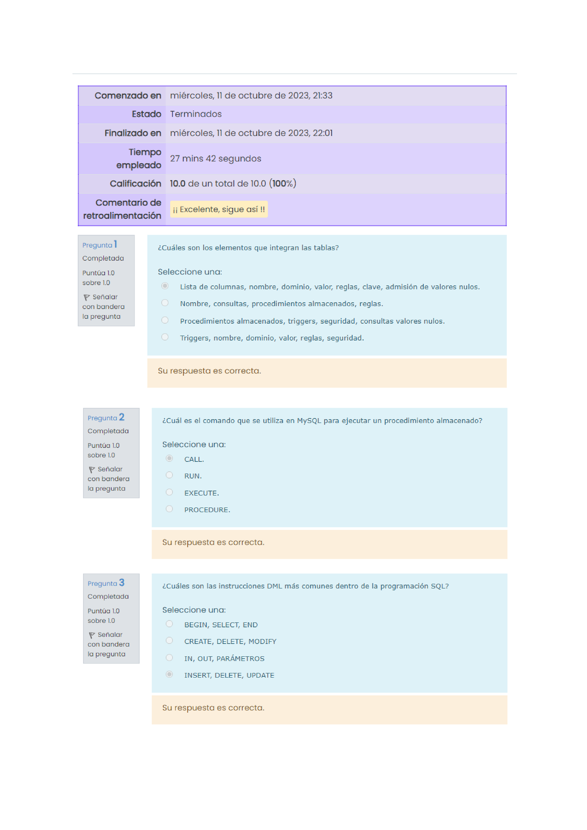 Bases De Datos Modalidad De Exámenes Semana 6 - Subido - Examen Semana ...