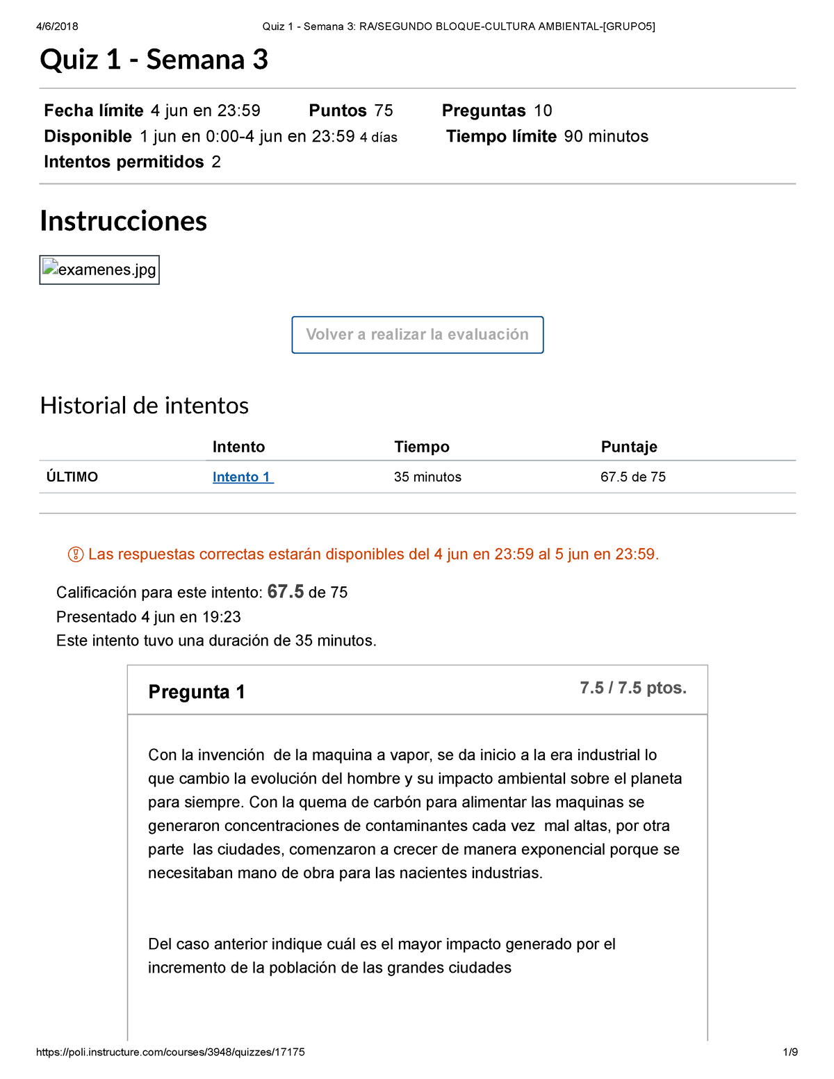 381002427 Quiz 1 Semana 3 Ra Segundo Bloque Cultura Ambiental Grupo 5 ...