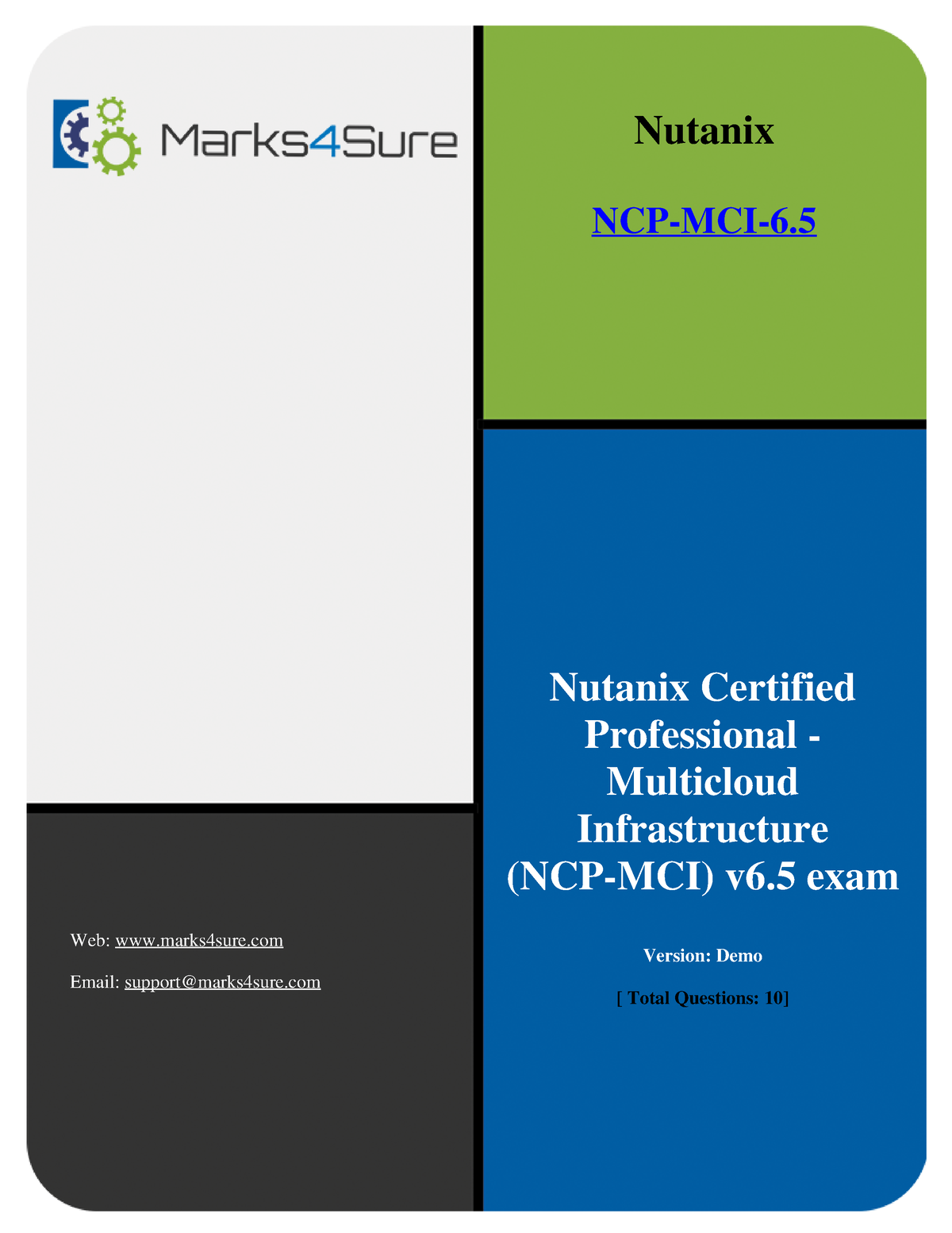 Nutanix NCP MCI 6 - Must Read - Computer Engineering - MU - Studocu