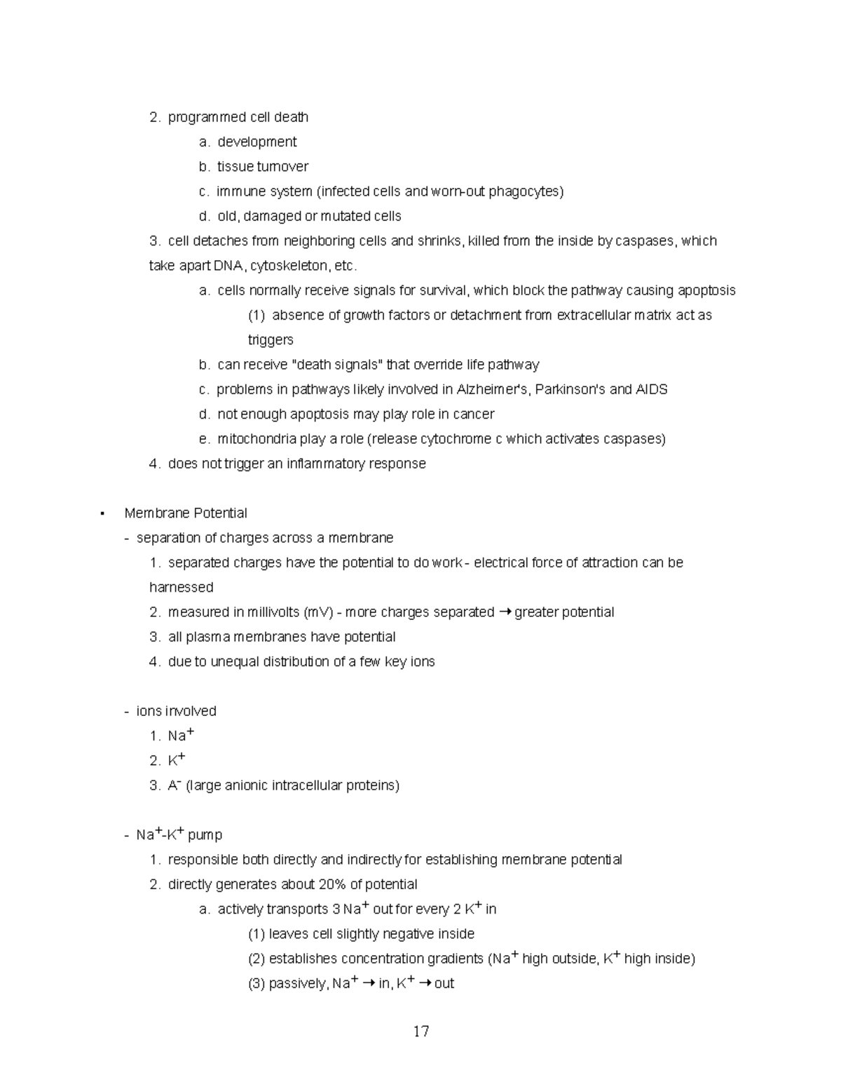 Human-Physiology 3 - Human Physiology Lecture Notes - programmed cell ...