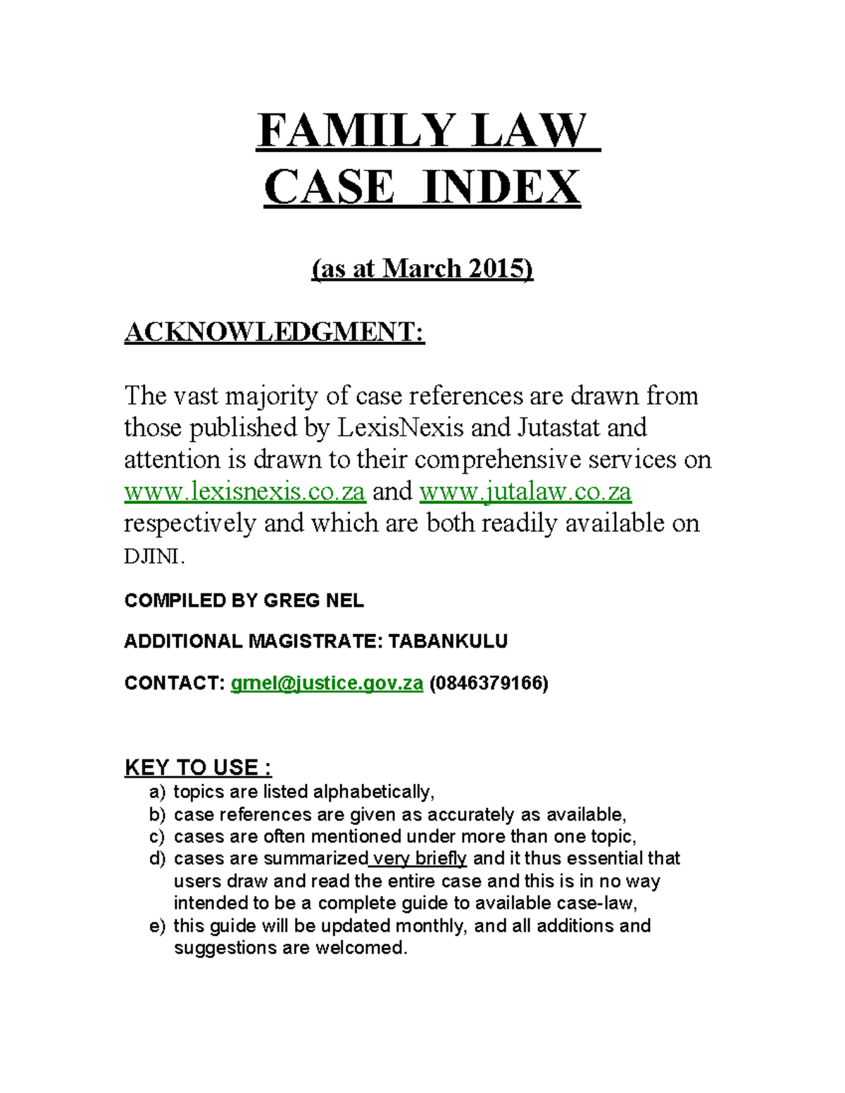 Case Index Stanislaus County - 5s68is6
