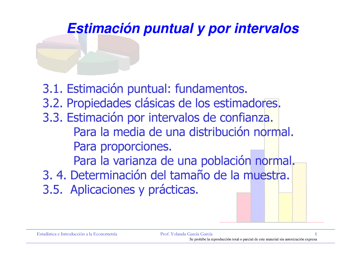 Estimación Puntual Y Por Intervalos - Estimación Puntual: Fundamentos ...