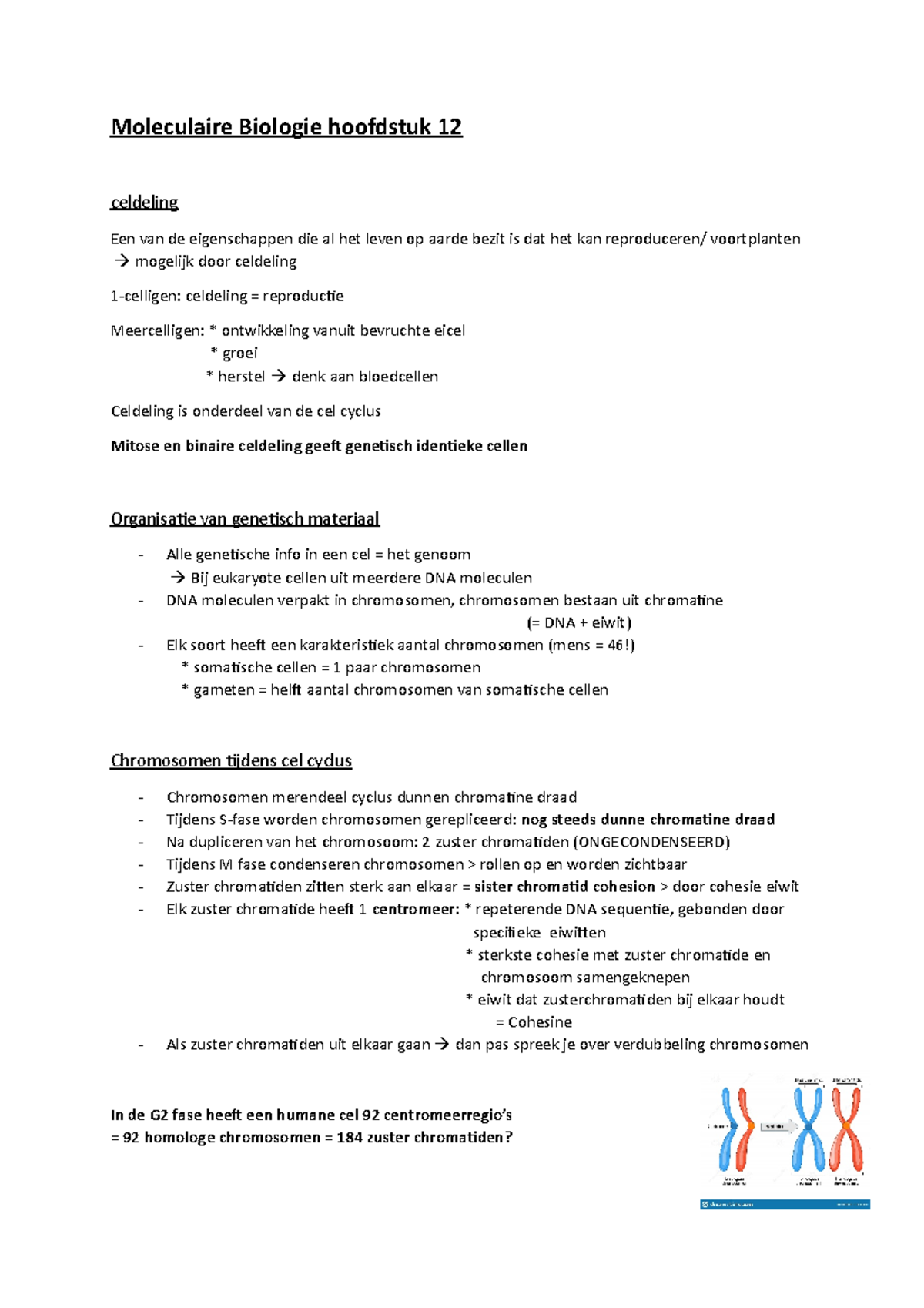 Moleculaire Biologie Hoofdstuk 12 - Studeersnel