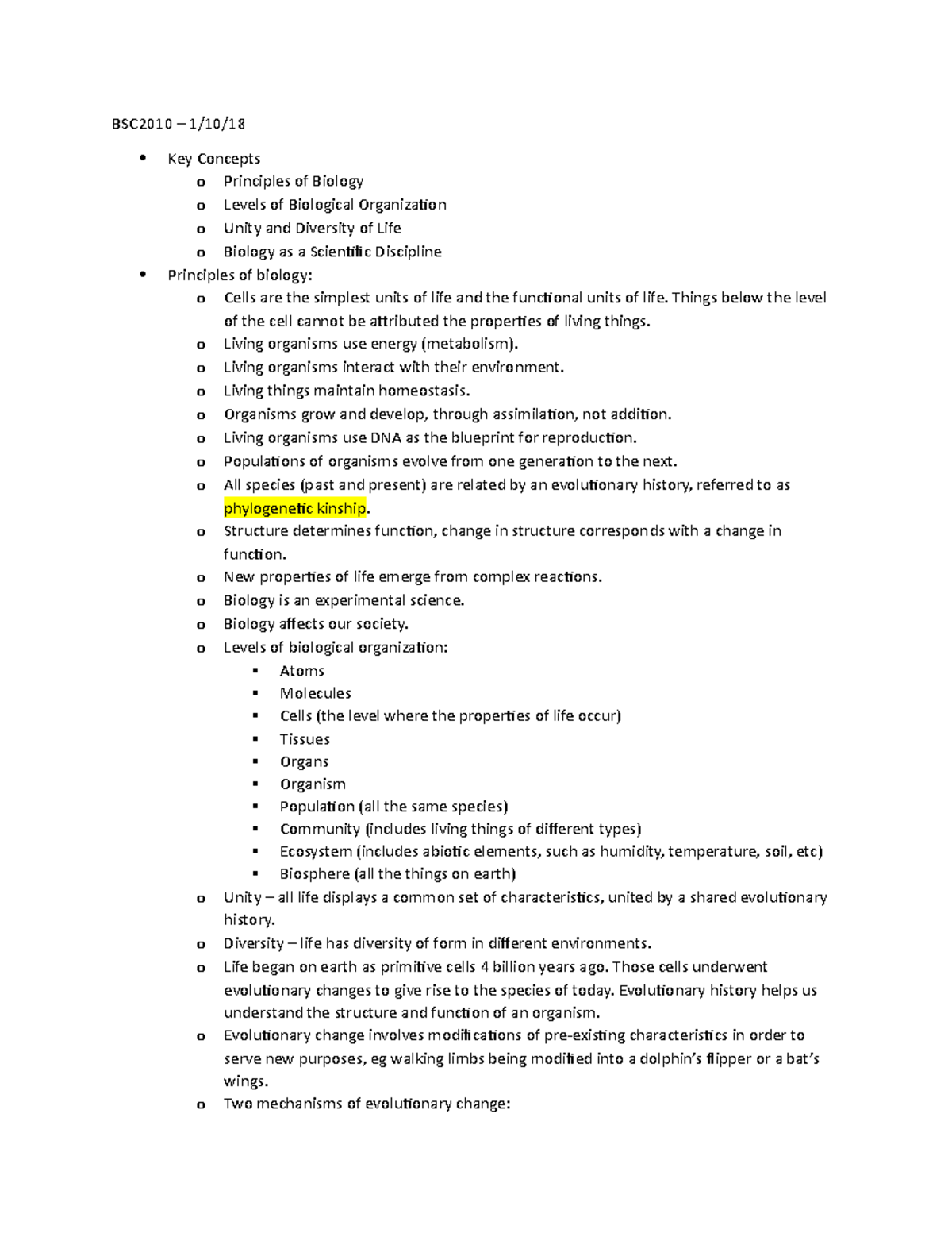 Key Concepts Of Molecular Genetics