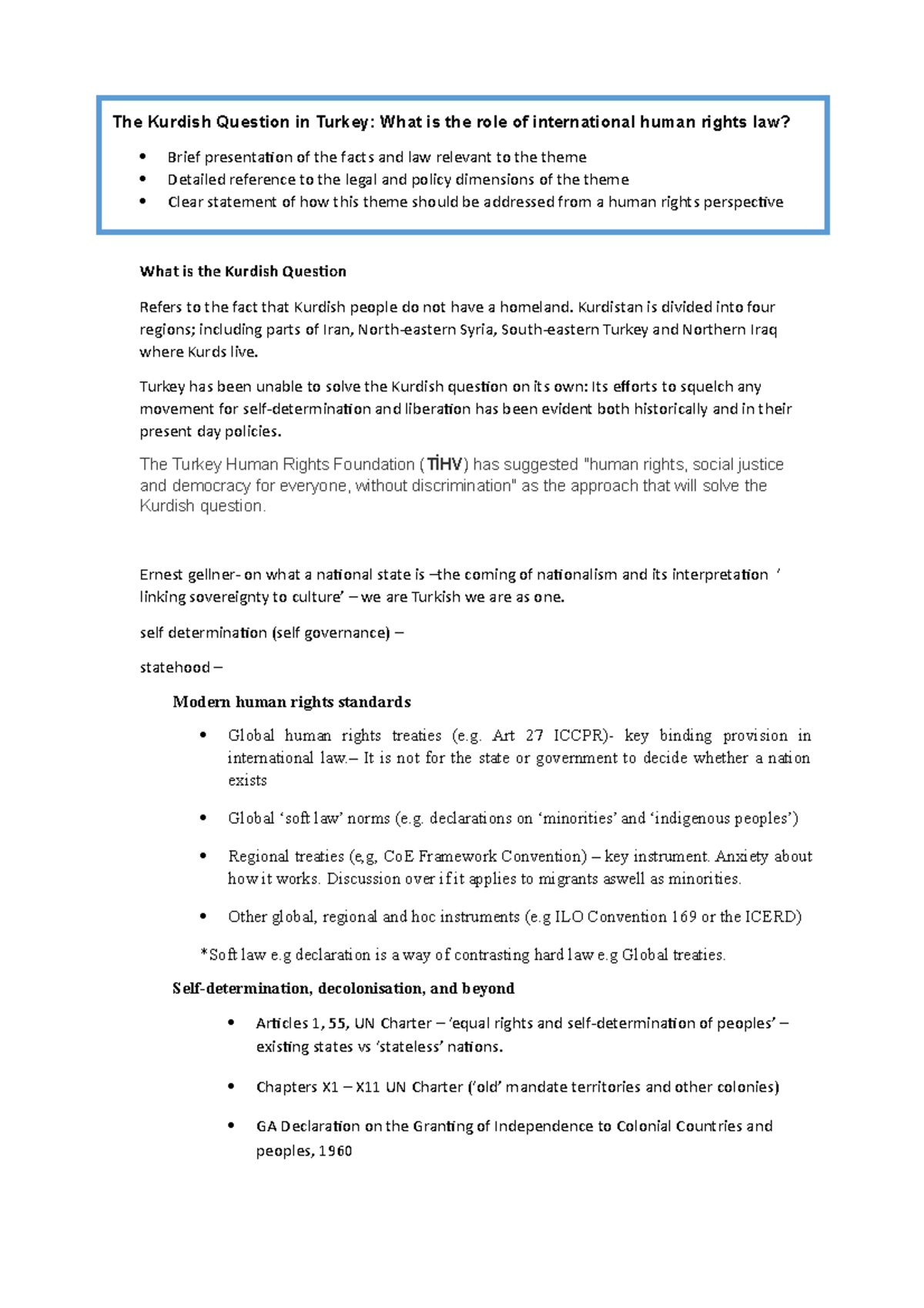 Research - practice materials - The Kurdish Question in Turkey: What is ...