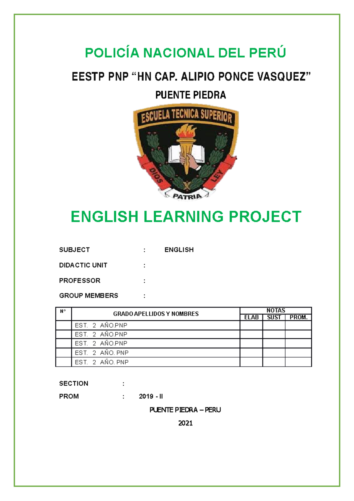 English Learning Project - Valencia - turismo y ecología - Studocu