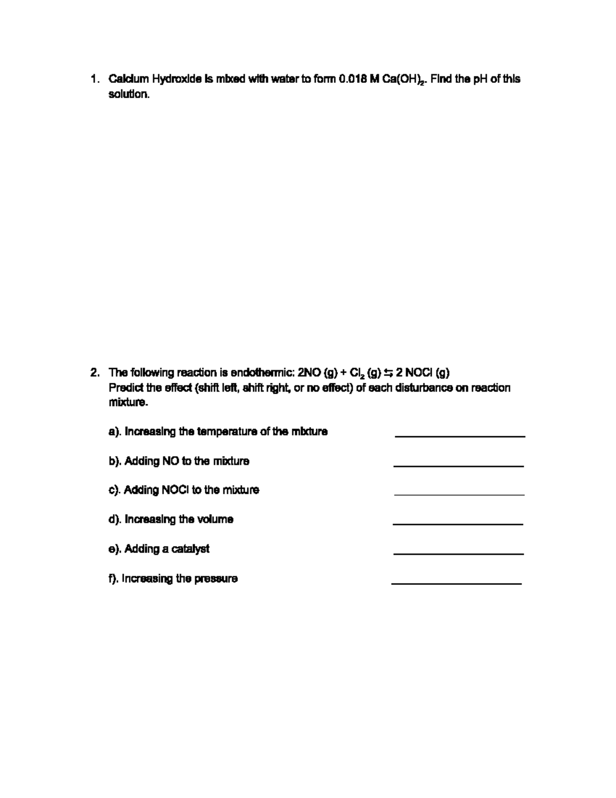 Exam Review - CHEM 122 - Studocu