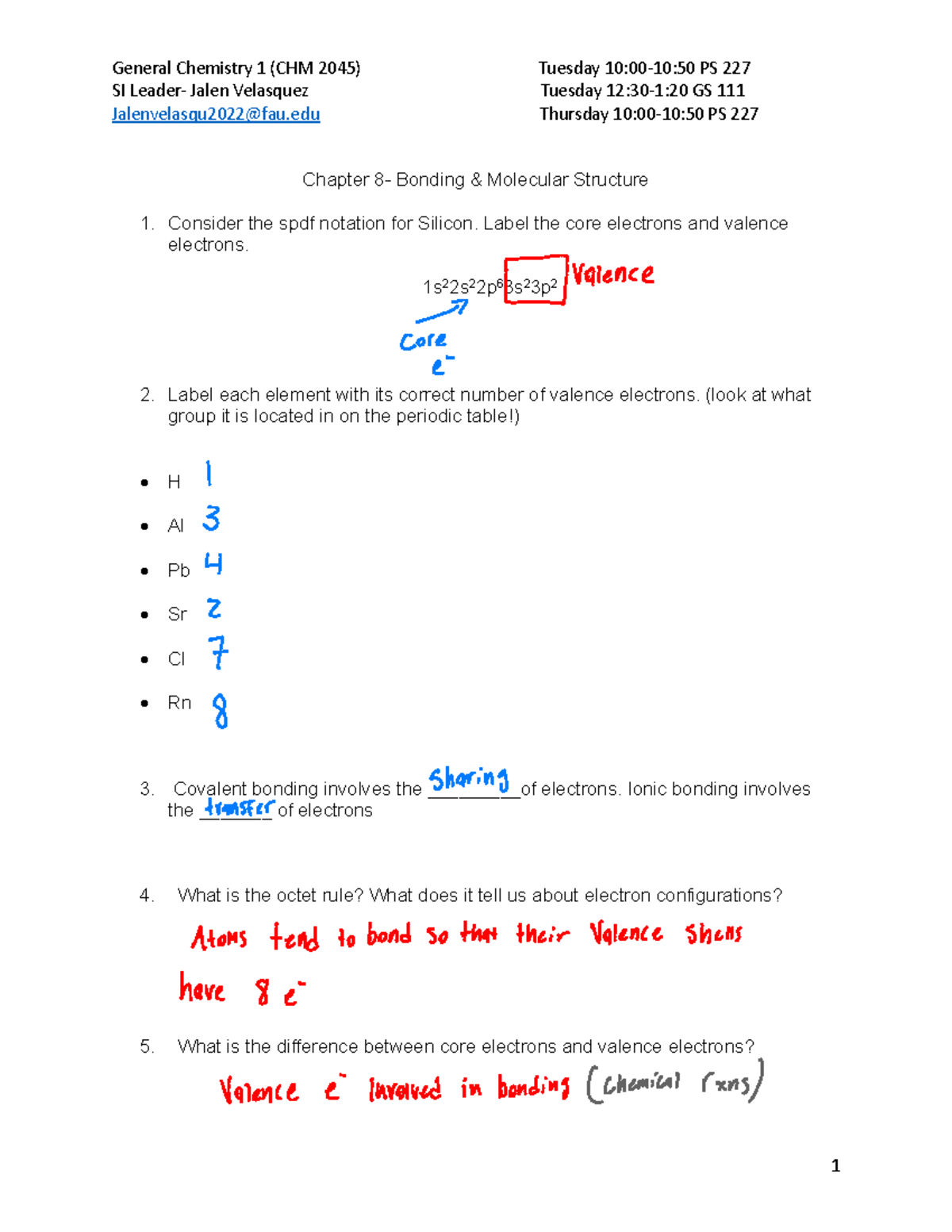 SI+Sheet+8+ Answer+KEY - SI Leader- Jalen Velasquez Tuesday 12:30-1:20 ...