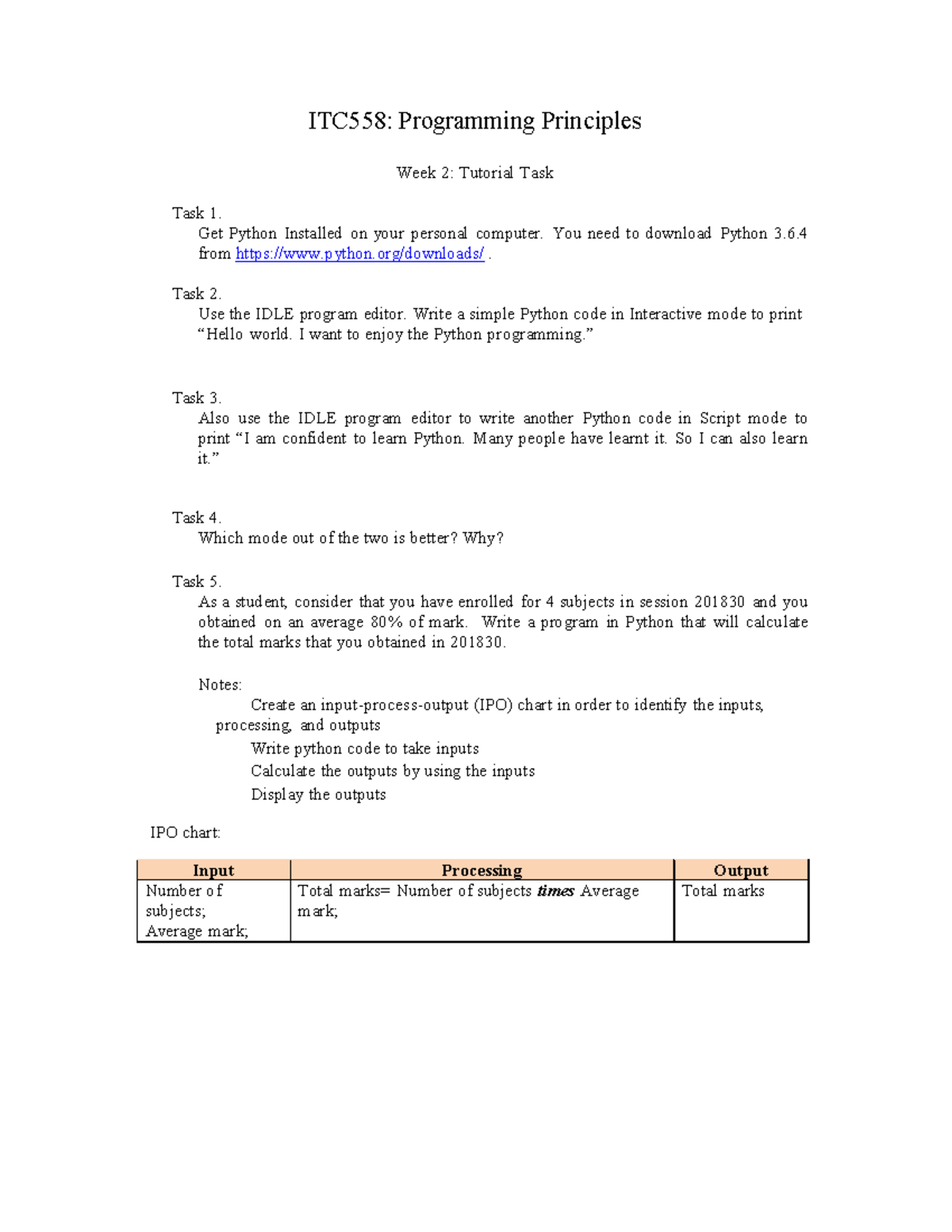 Tutorial Wk02 Python Installtion Io Studocu