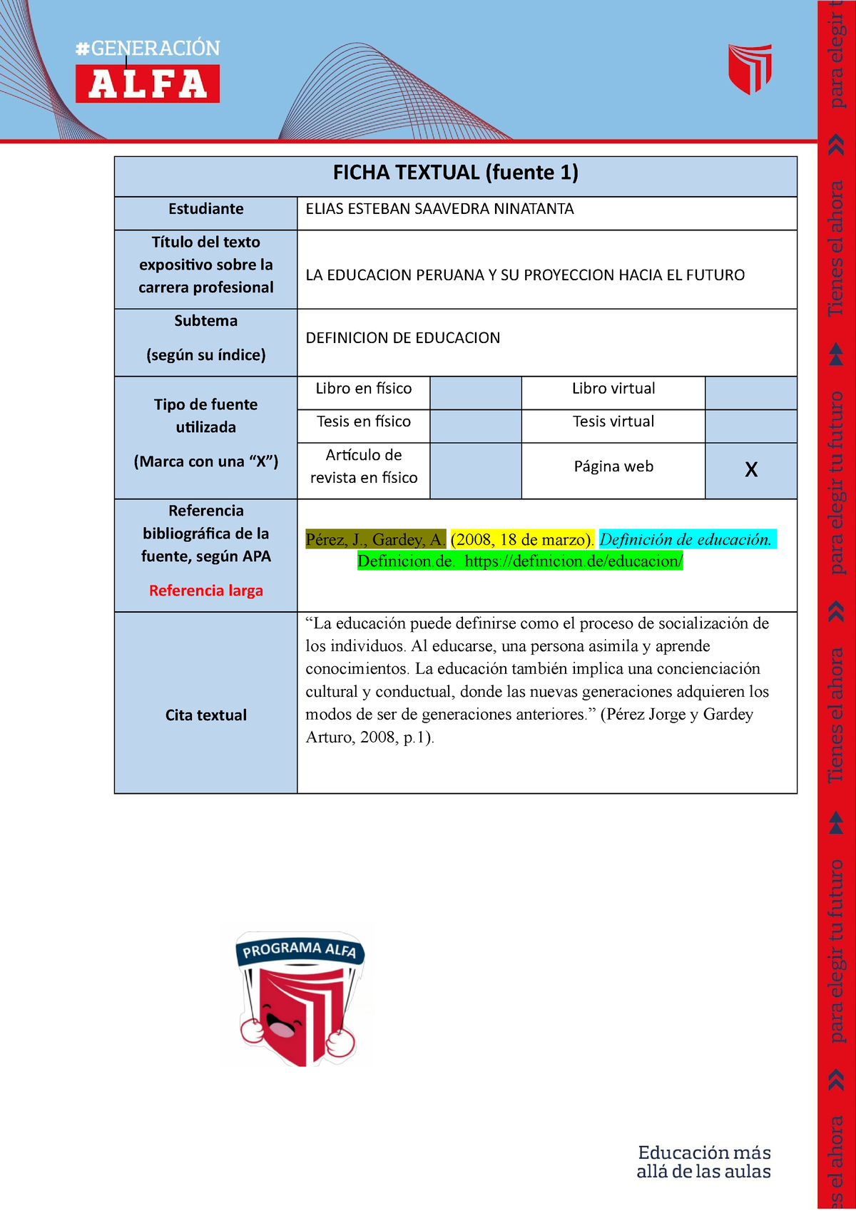 Formato PARA EL Examen Parcial (2) - | FICHA TEXTUAL (fuente 1 ...