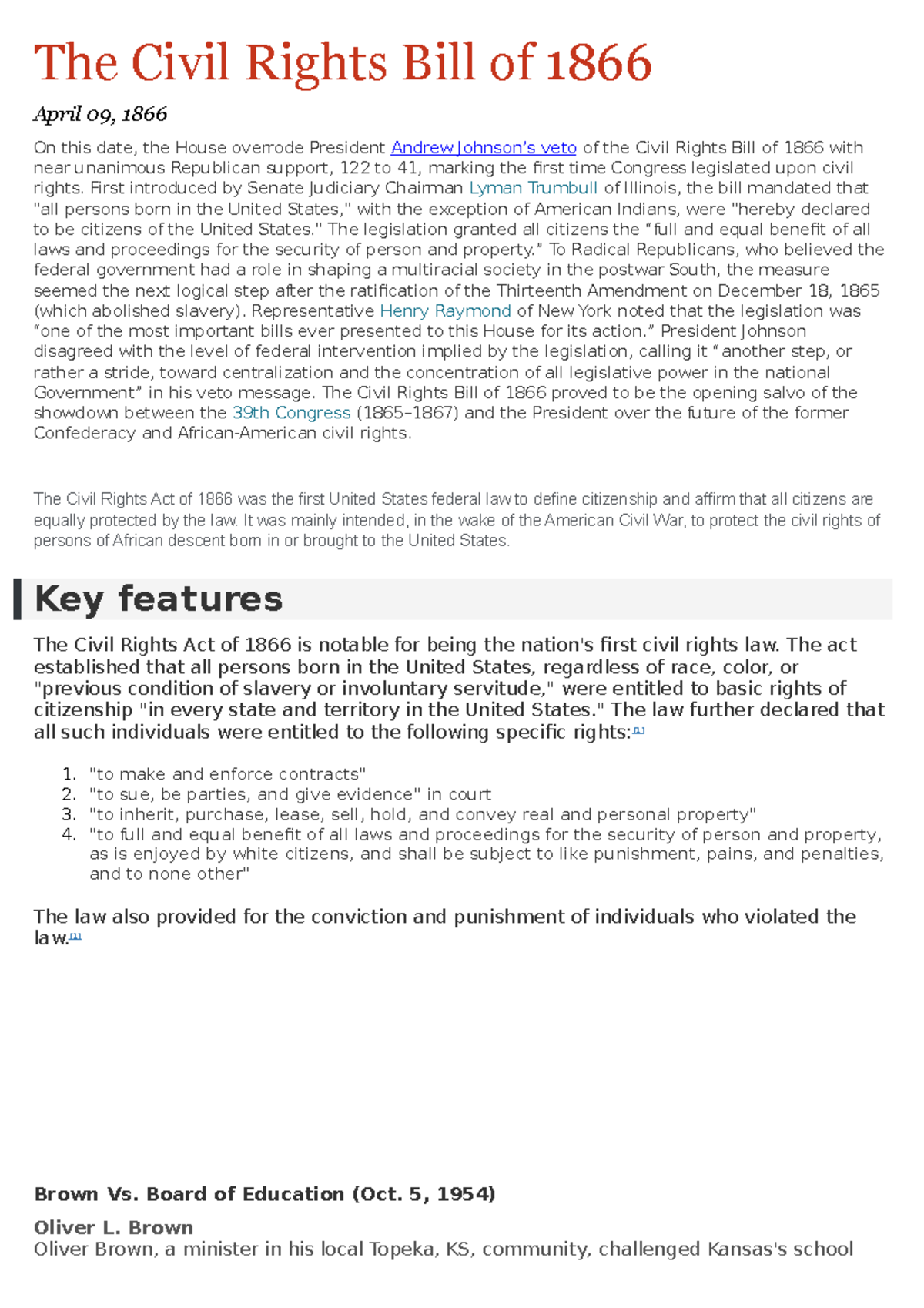 HIstorical background of special education in the US - The Civil Rights ...