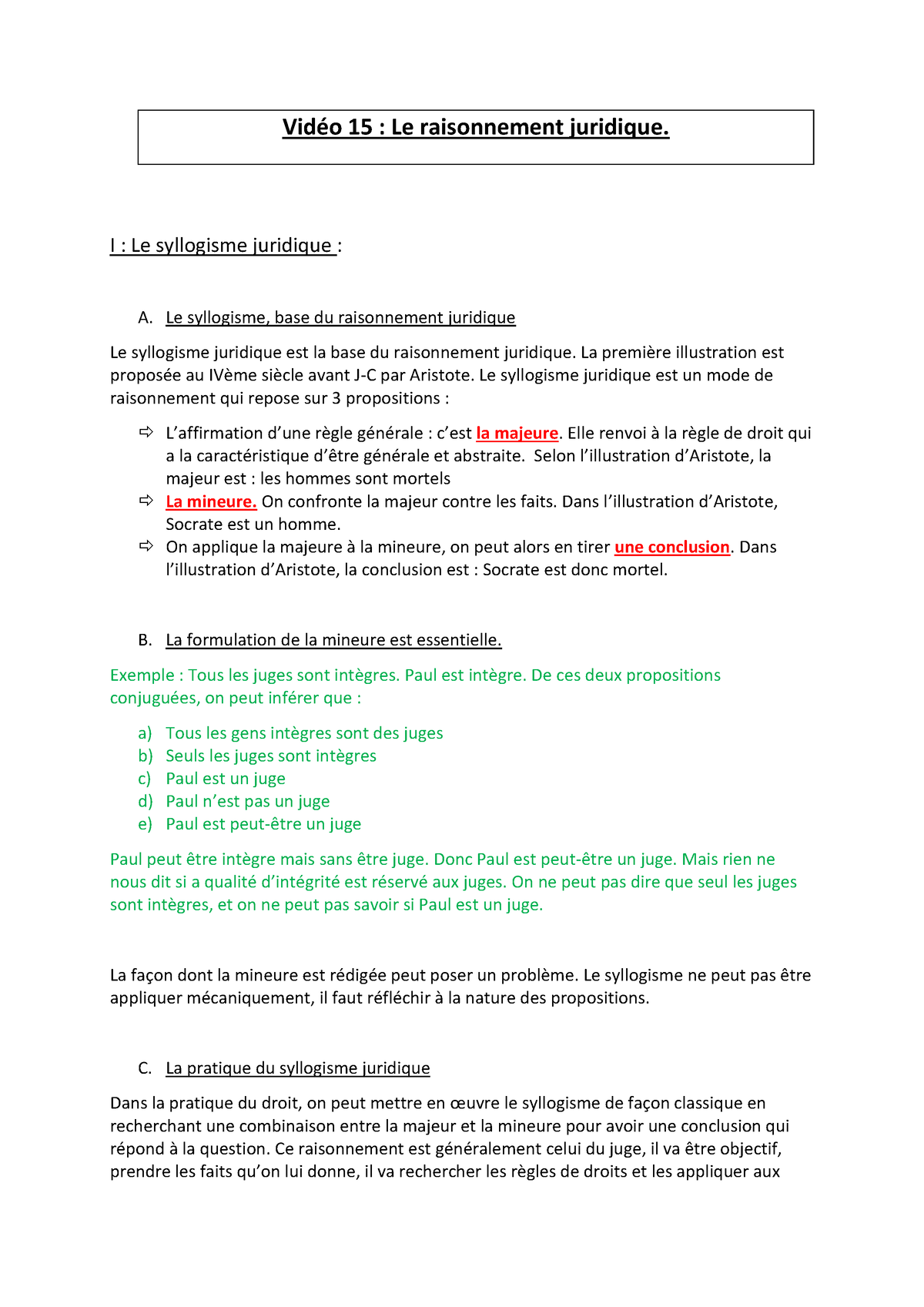 les etapes d'une introduction en dissertation juridique