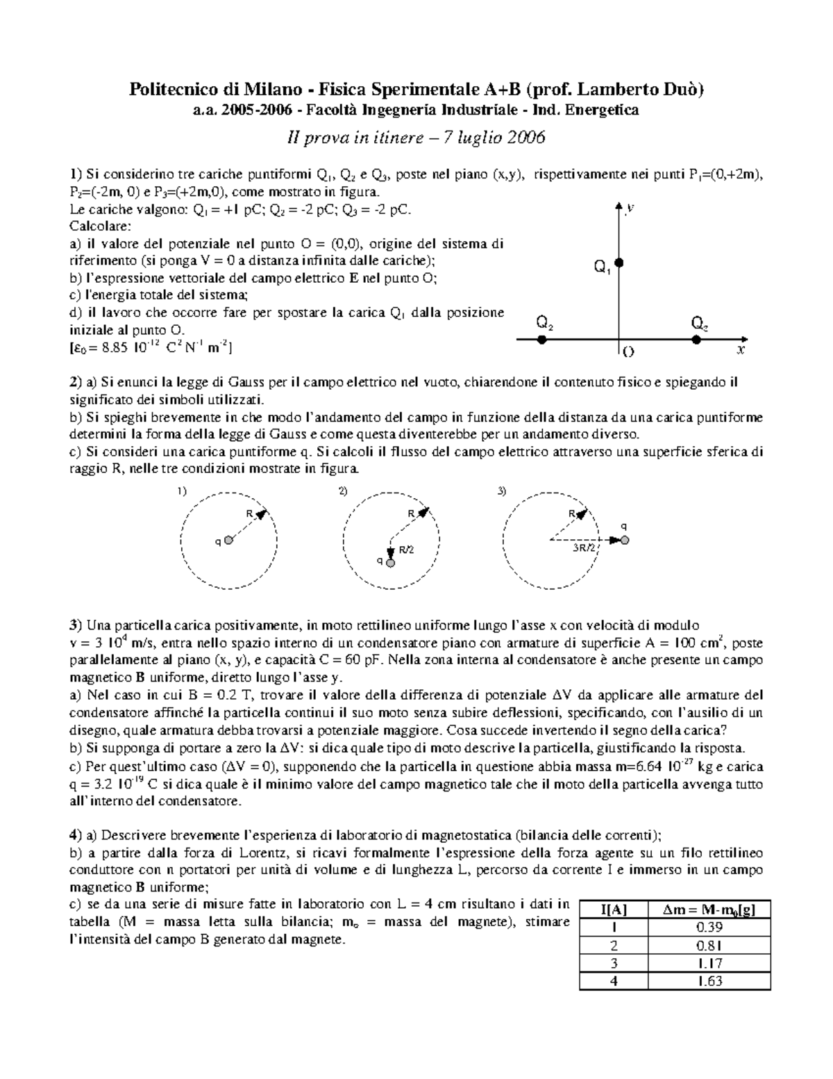 Prove D'esame Varie - Domande+risposte Part.2 - Fisica Sperimentale ...