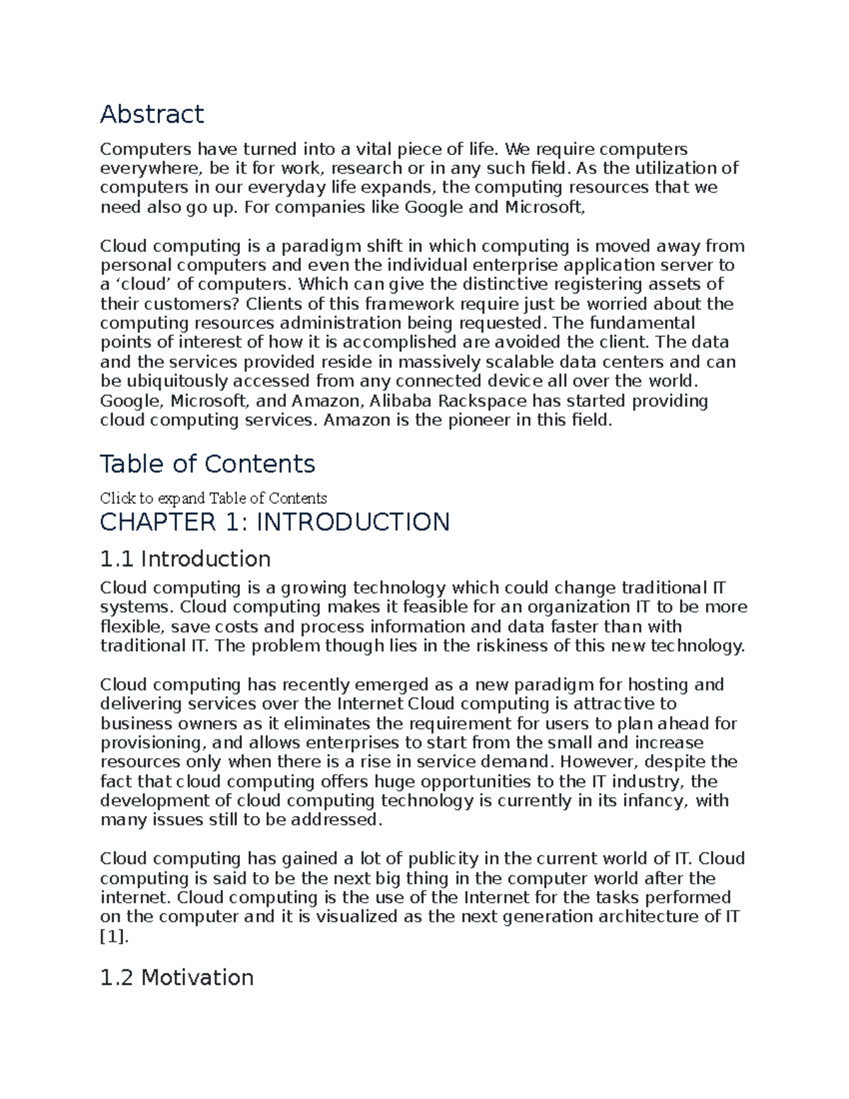 GNI Report - Copy - Abstract Computers have turned into a vital piece ...