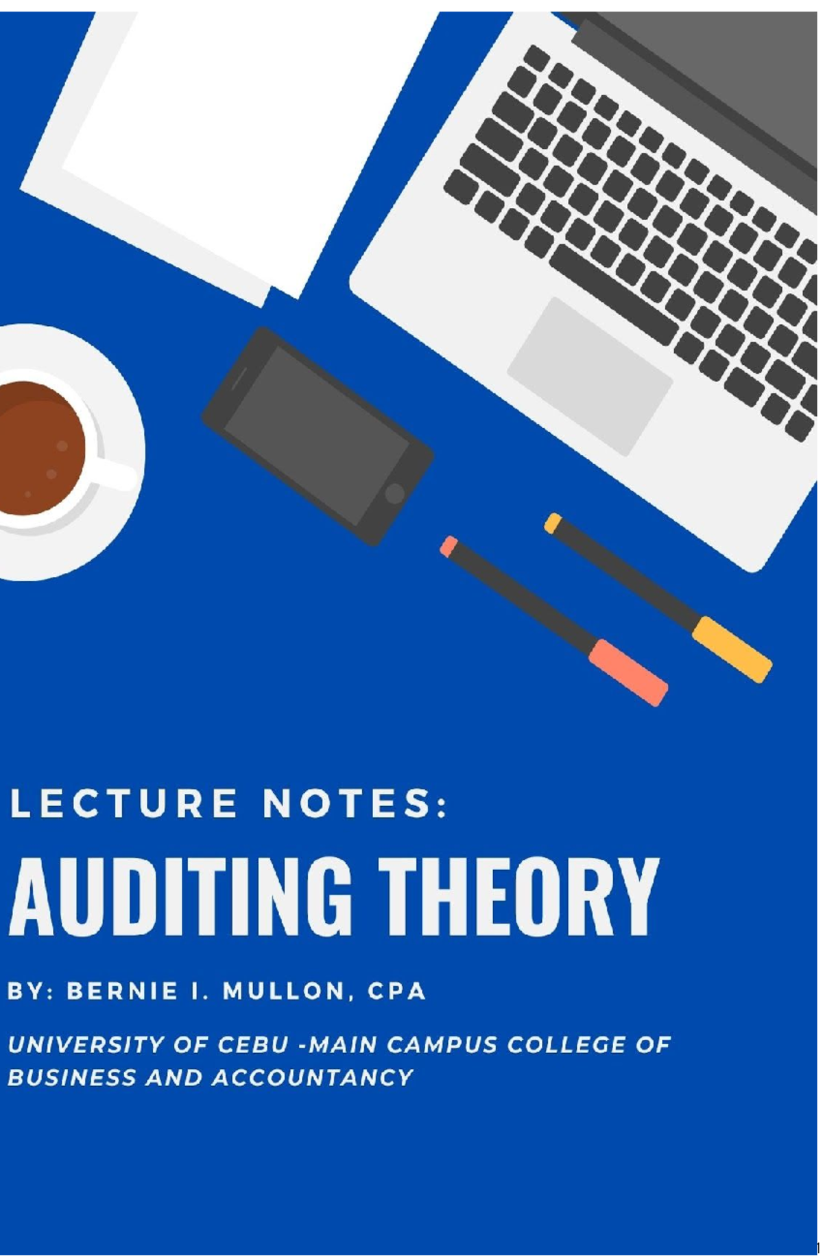 Auditing Theory (lecture Notes) - Financial Statement Audit To ...