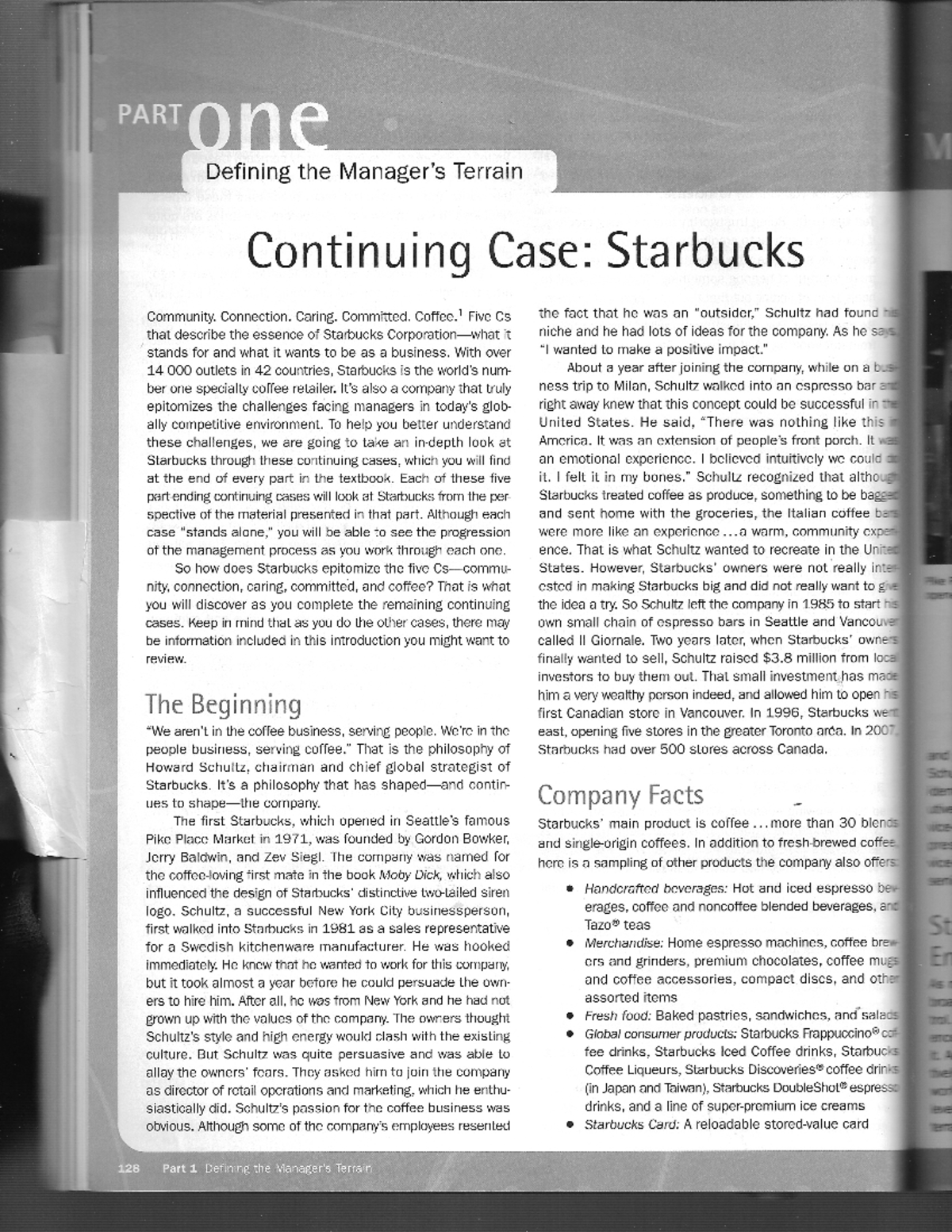 starbucks mba case study