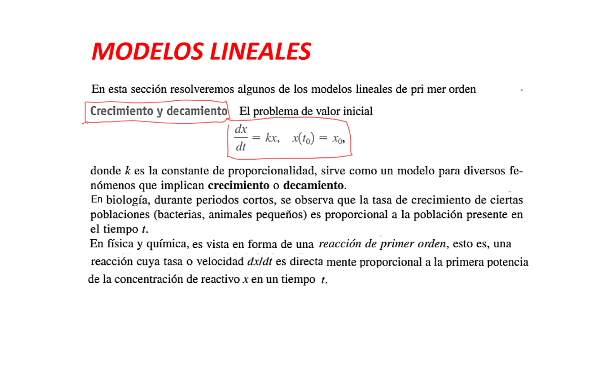 Modelos Lineales - Practica - Calculo 1 - Studocu