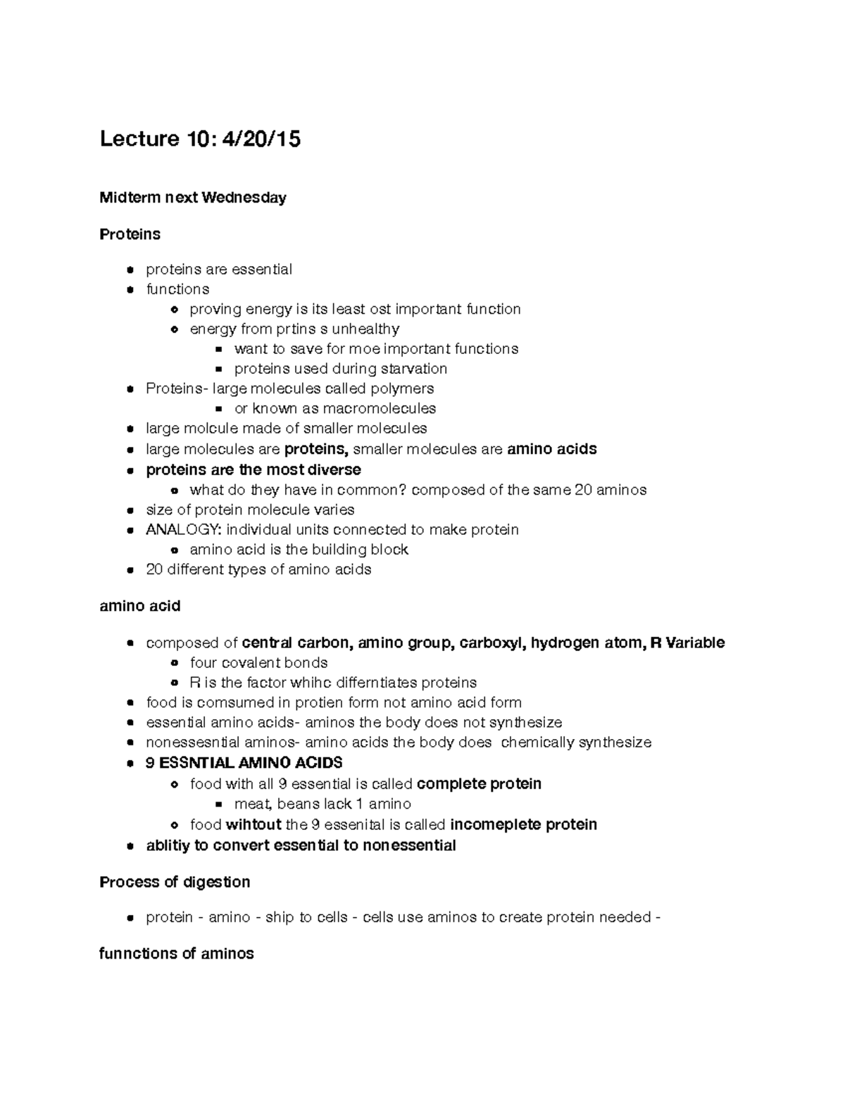 Phy Sci 5 - Lecture 10 - Lecture Notes - Lecture 10: 4/20/ Midterm next ...
