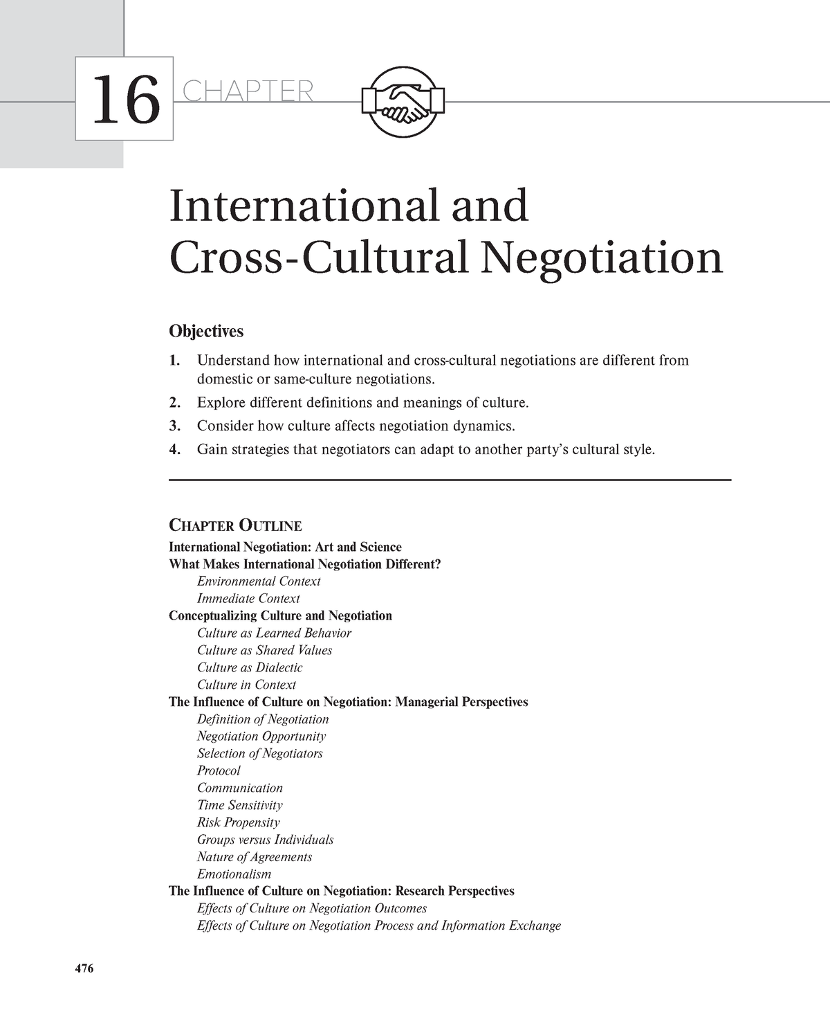 TL4.1 Chapter 16. Negotiation 2020 - 476 International And Cross ...