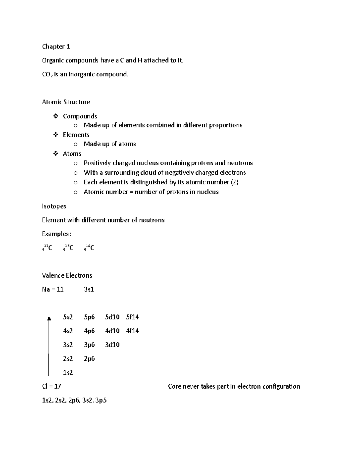 Chapter 1 Notes - Course was instructed by Dr. Rajani Srinivasan for a ...