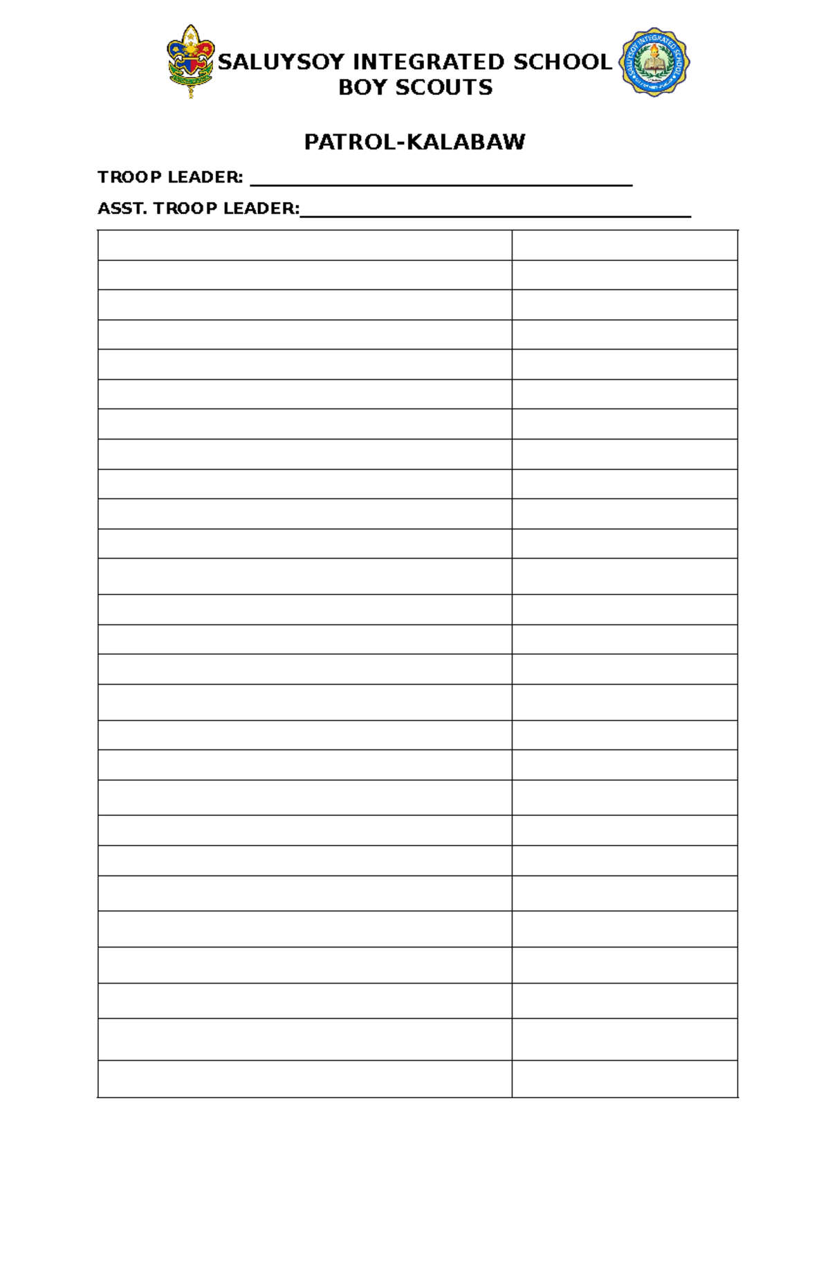 Patrol LIST-BSP - okay - science, technology,engineering, mathematics ...