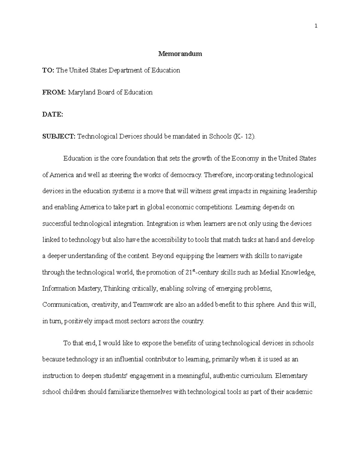 DOC 20221215 WA0001 Lecture Notes Memorandum TO The United States Department Of Education 