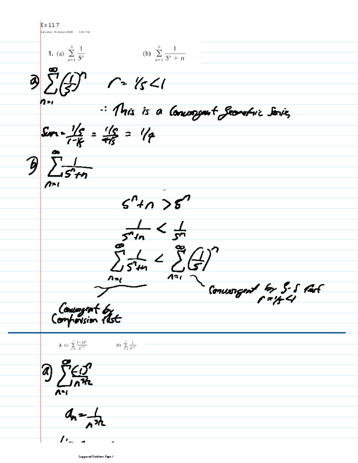 Ex 11 - Discrete Mathematics - Ex 11. Saturday, 16 March 2024 5:01 PM ...