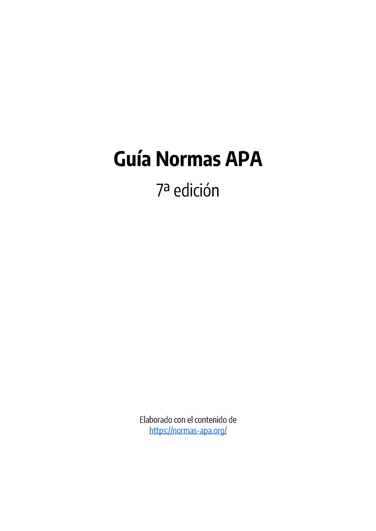 Ensayo Politica Guía Normas Apa 7ª Edición Elaborado Con El Contenido