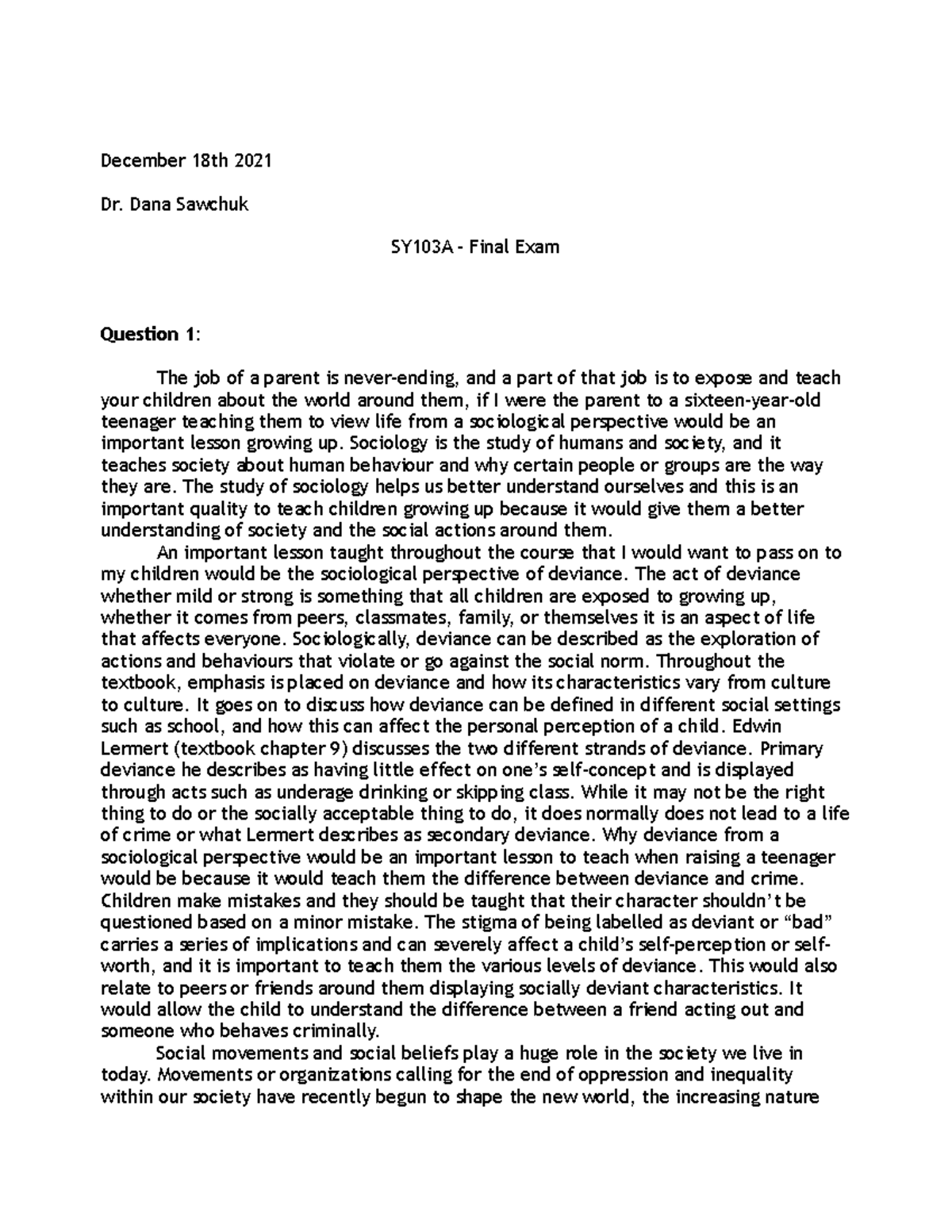 SY103 Final Exam December 18th 2021 Dr Dana Sawchuk SY103A Final sy103-final-exam-december-18th-2021-dr-dana-sawchuk-sy103a-final