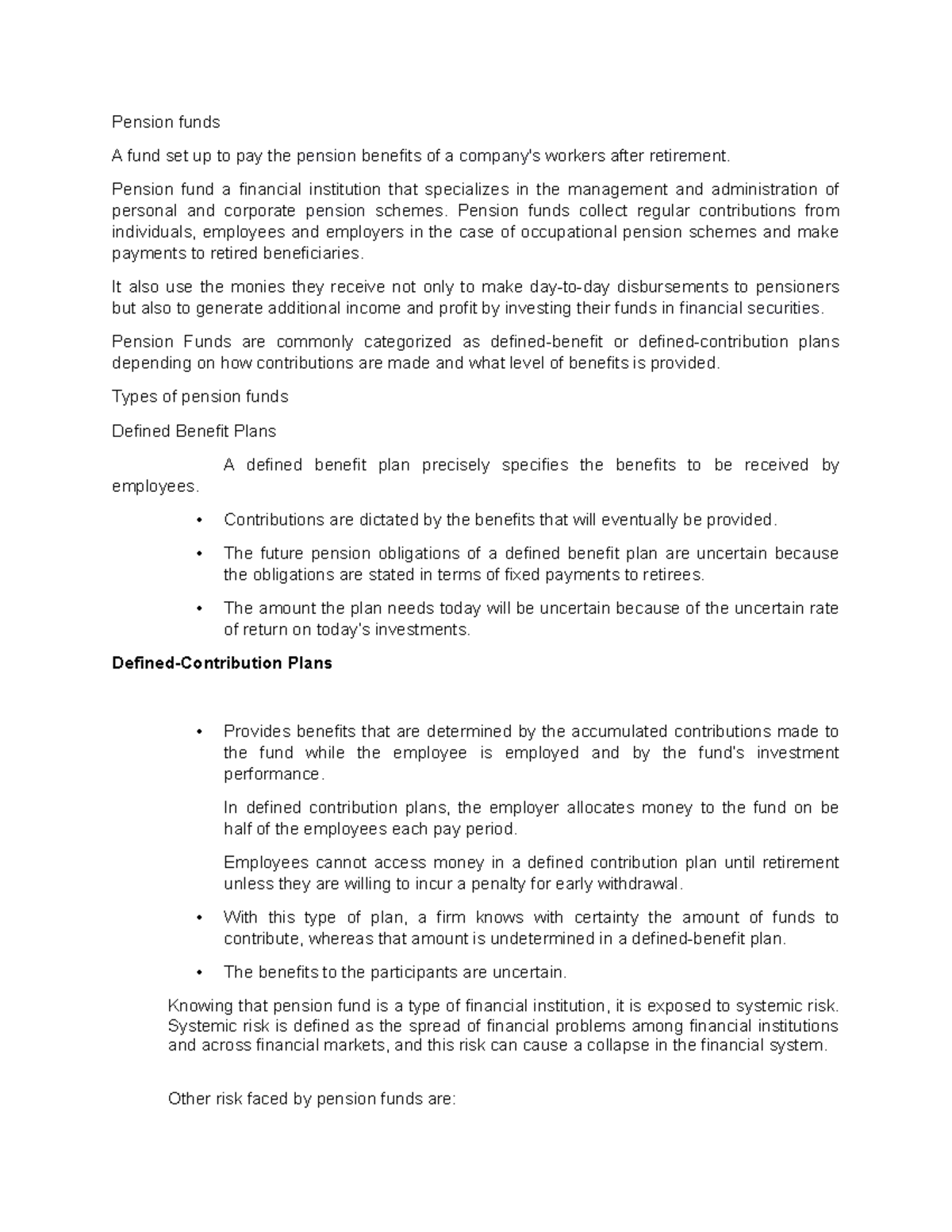 pension-funds-summary-pension-funds-a-fund-set-up-to-pay-the-pension