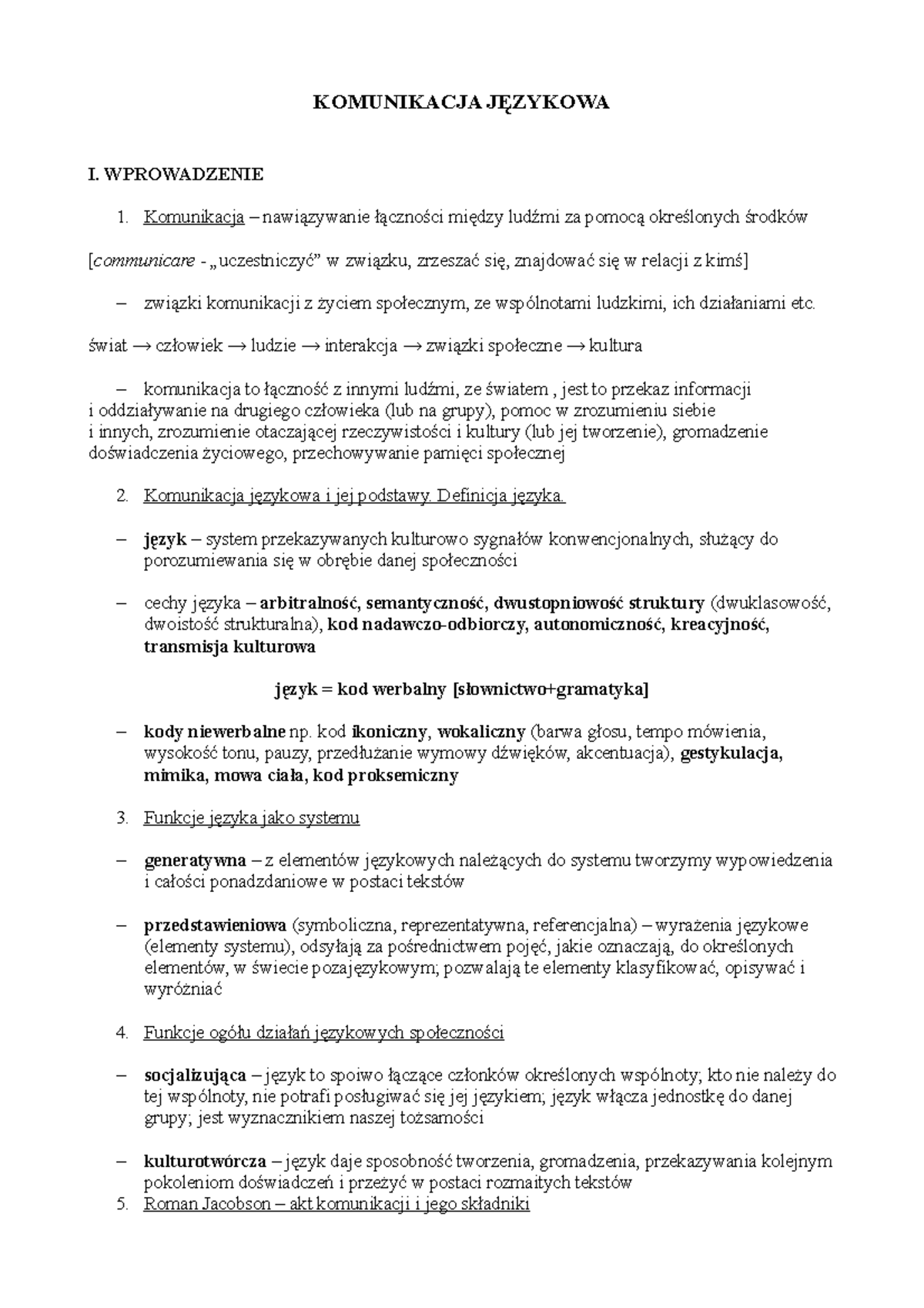 Komunikacja Językowa Sprawdzian Kl 3
