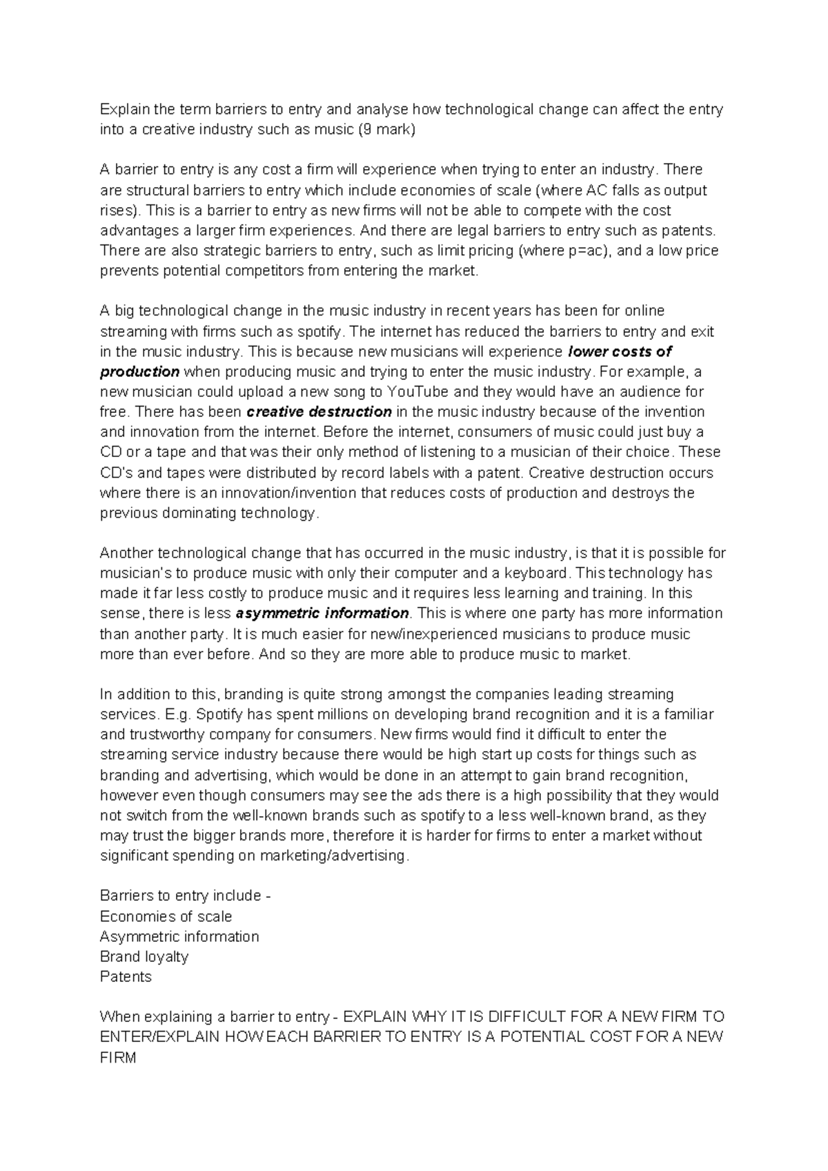 barriers-to-entry-ignore-explain-the-term-barriers-to-entry-and