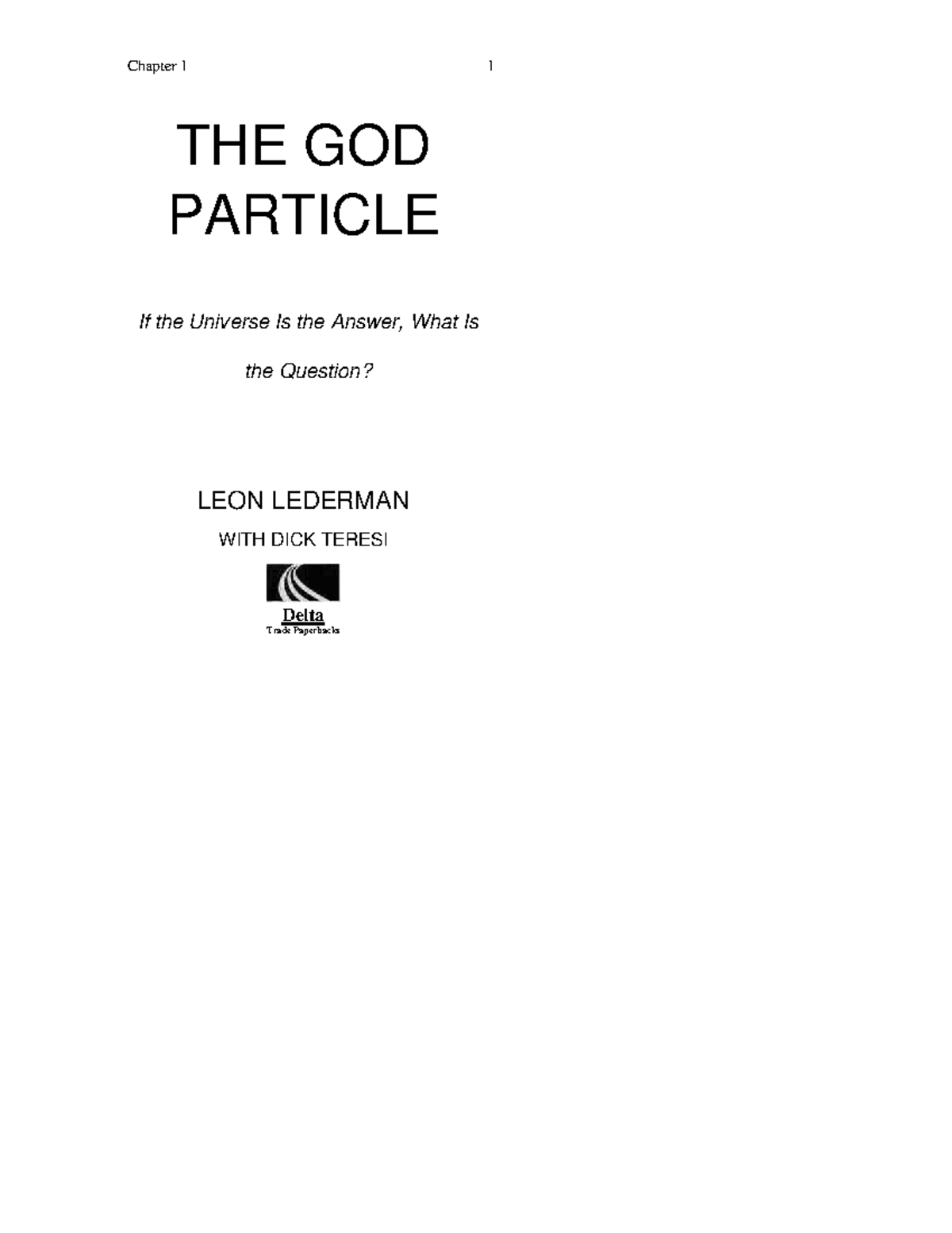 God Particle Structure