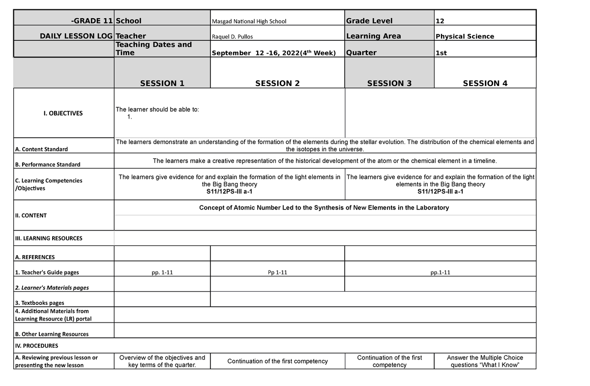 dll-physical-science-4thweek-grade-11-school-masgad-national-high