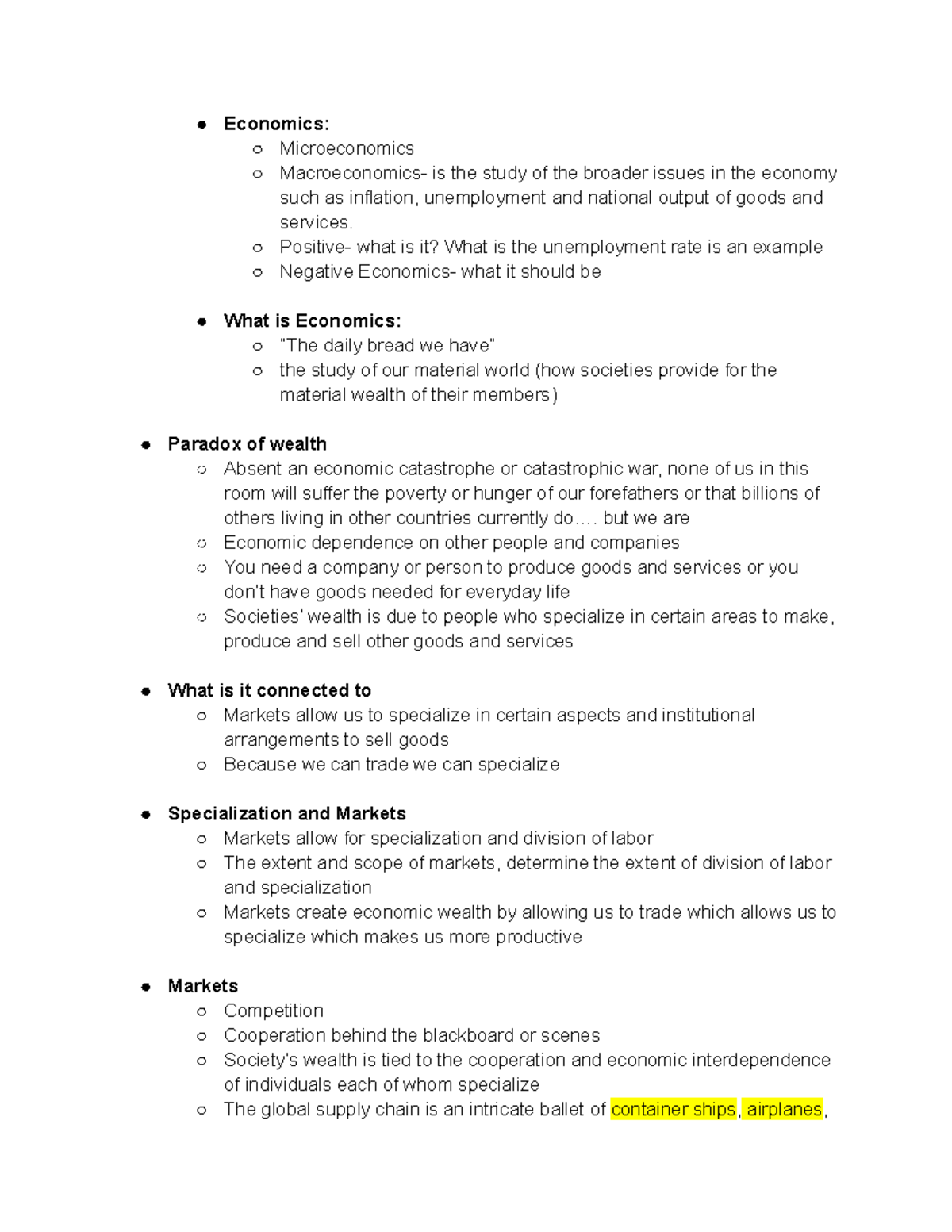 Econ 1202 Chapter 1 - Macroeconomics at the University of Connecticut ...