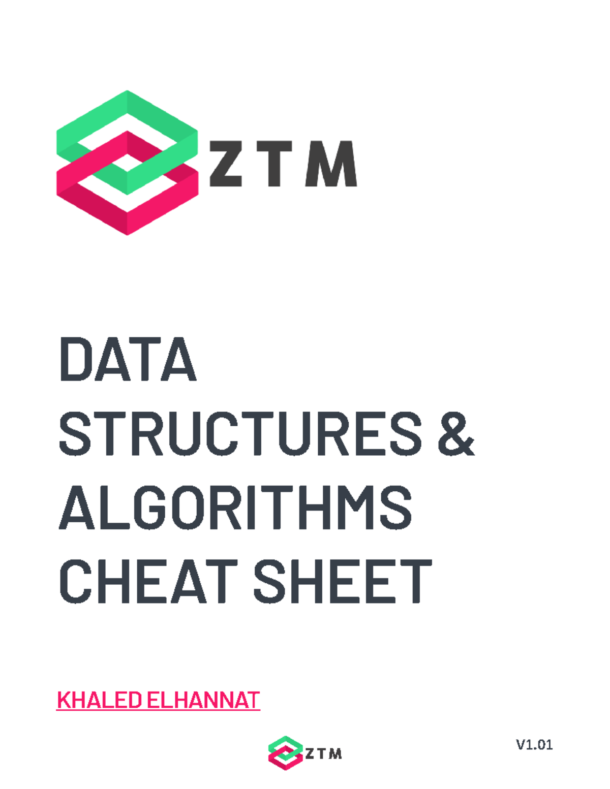 Data Structures Cheatsheet Zero To Mastery V1 - V1. DATA STRUCTURES ...