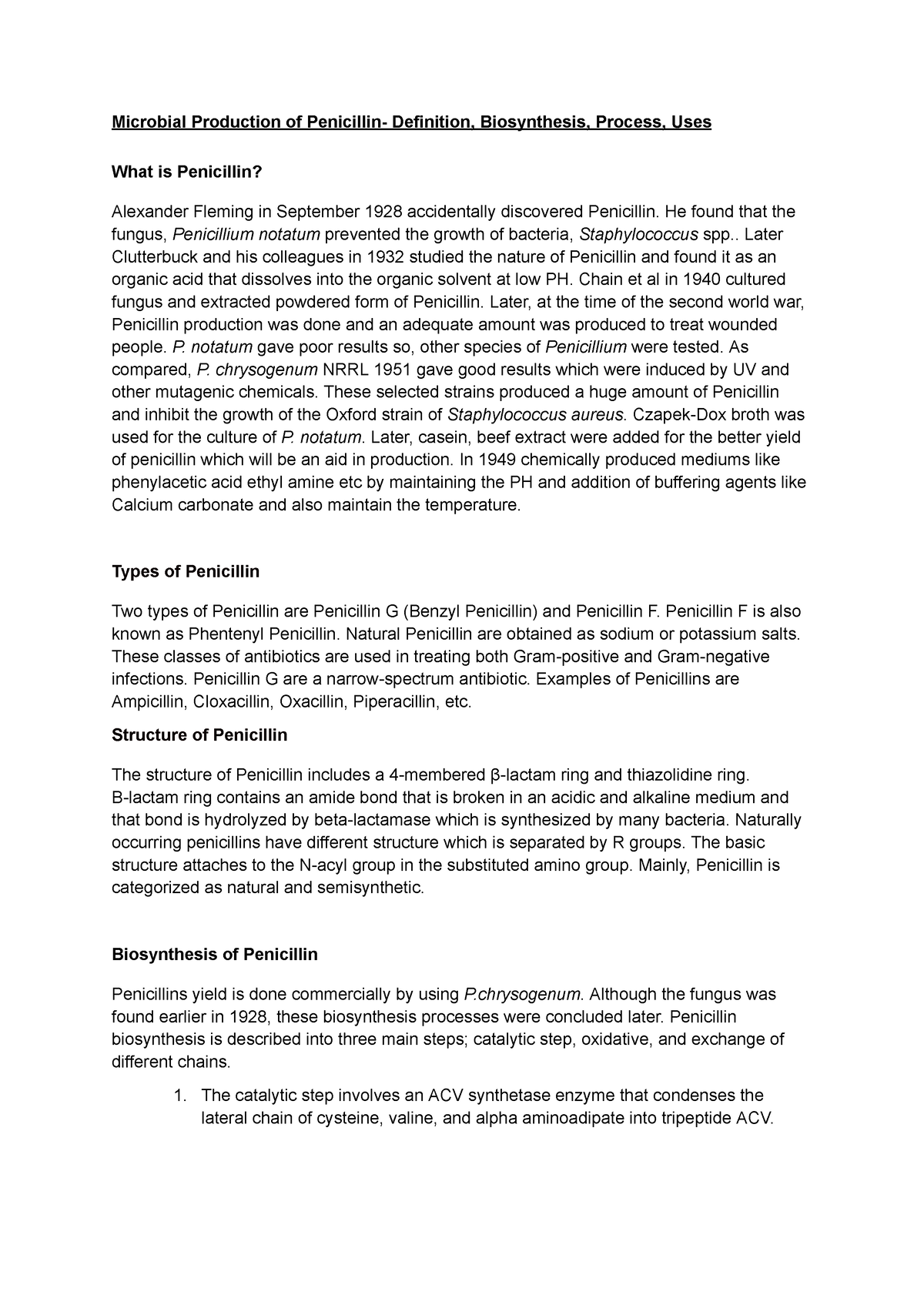 biochemistry-penicillin-microbial-production-of-penicillin