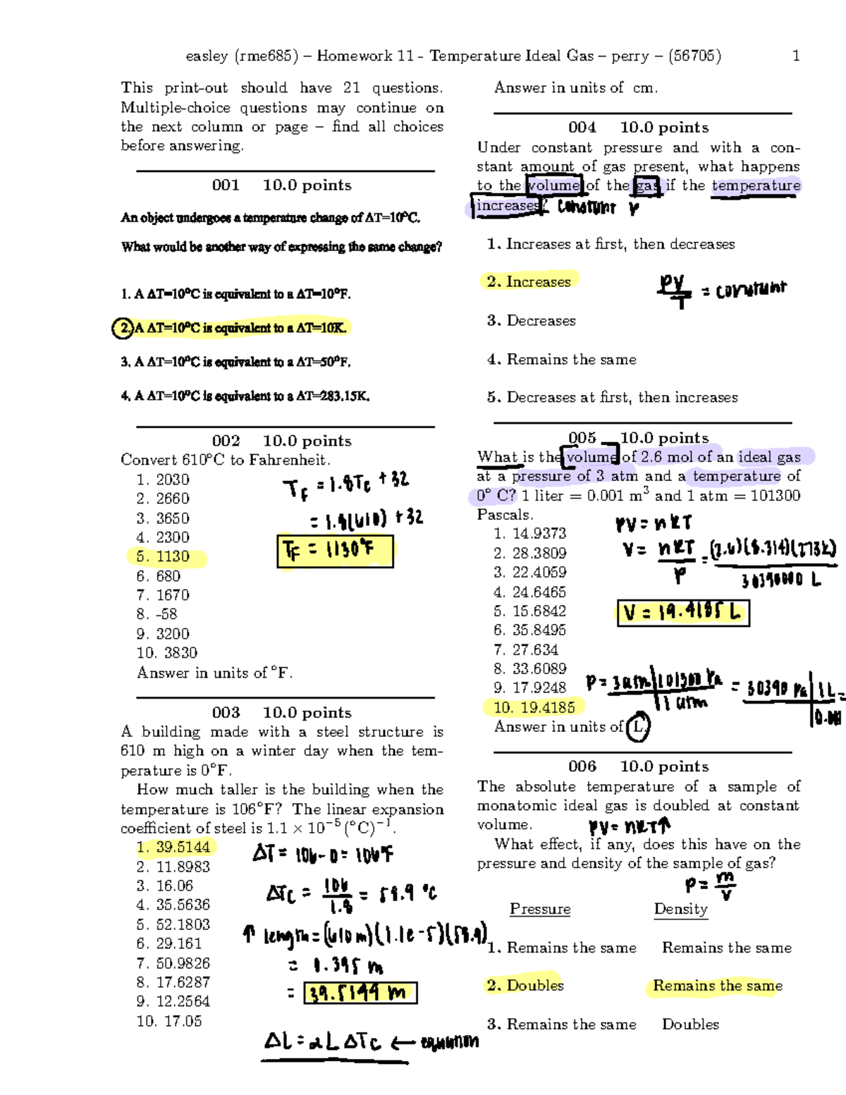 physics quest homework 2