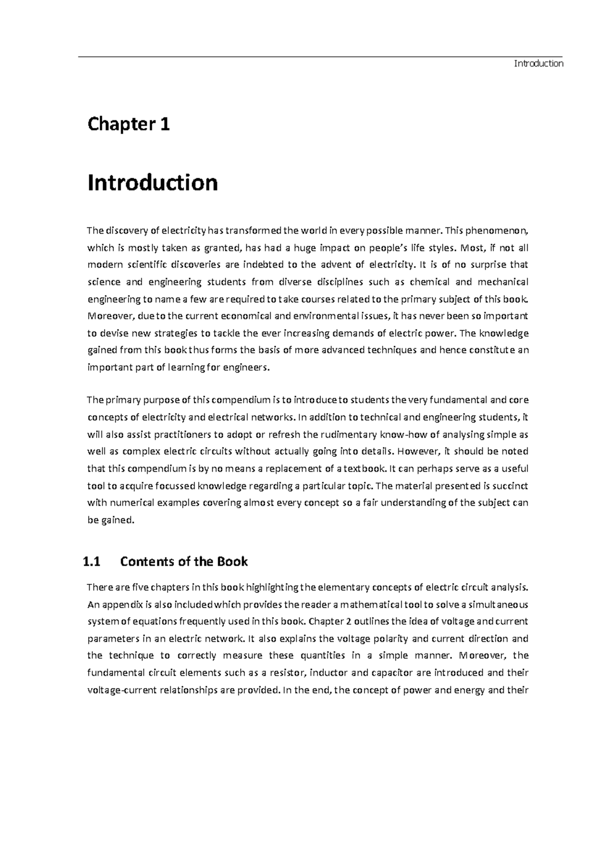 Concepts-in-electric-circuits - Introduction Chapter 1 Introduction The ...